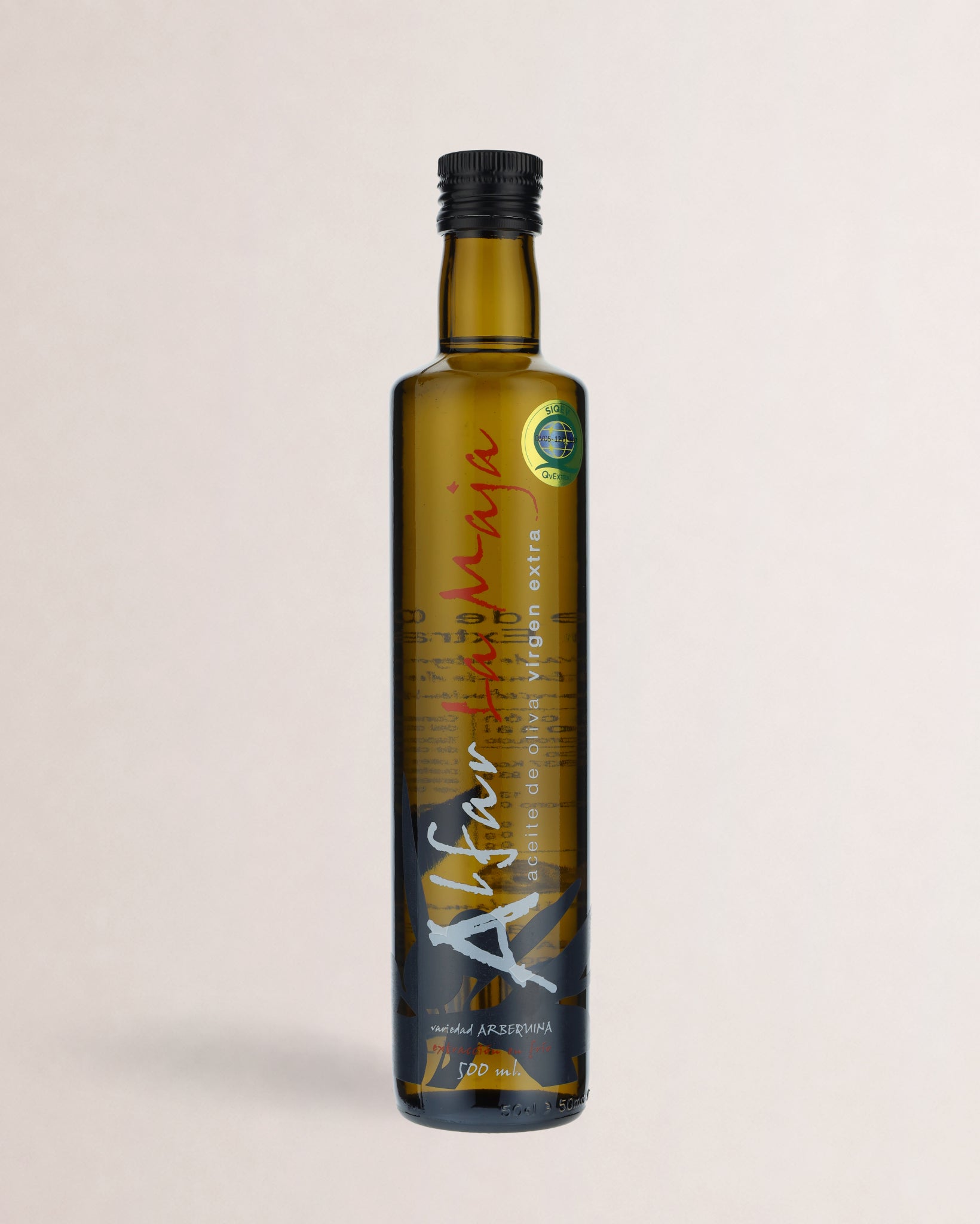 botella aceite alfar arbequina 500ml