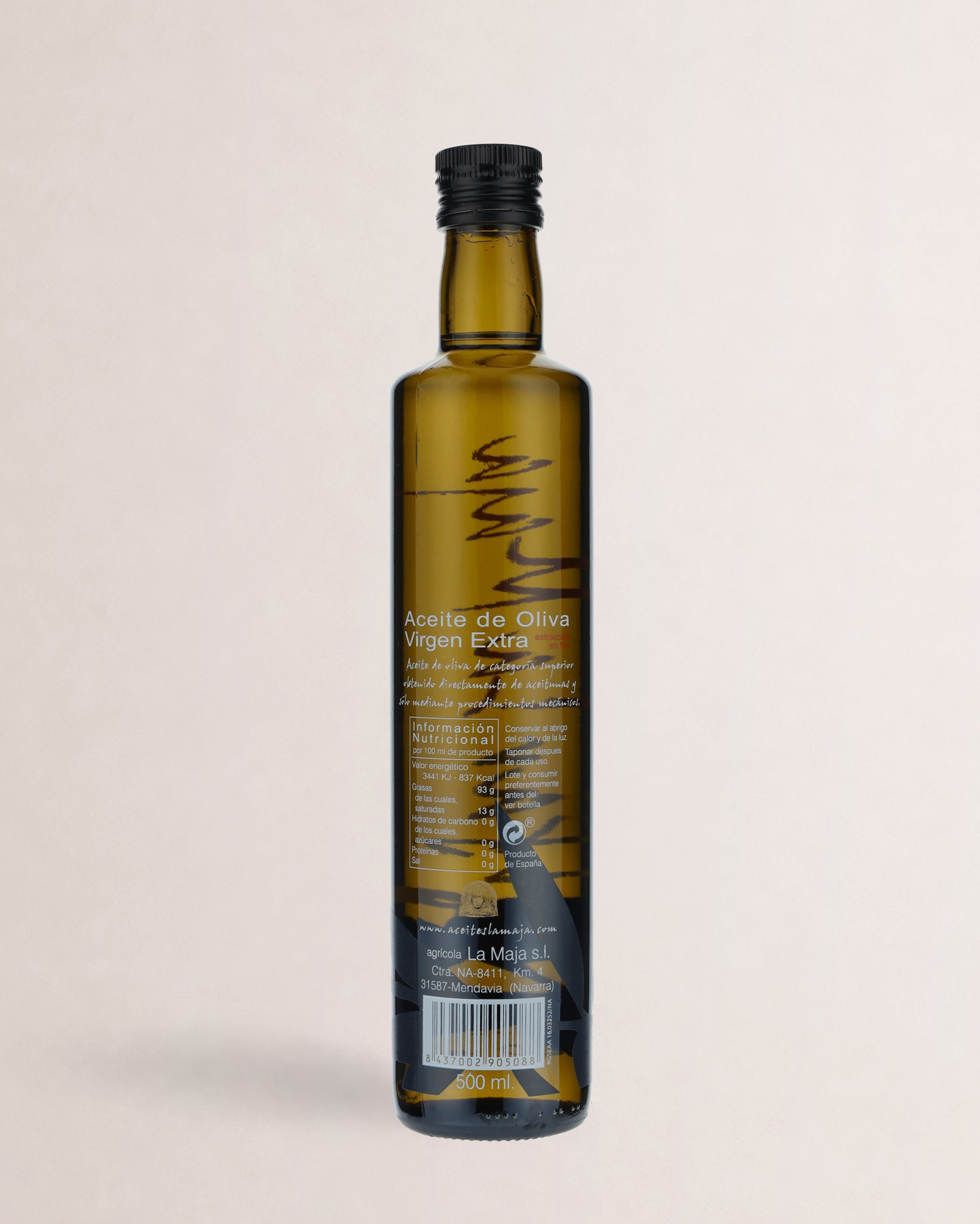 etiqueta aceite alfar arbequina 500ml