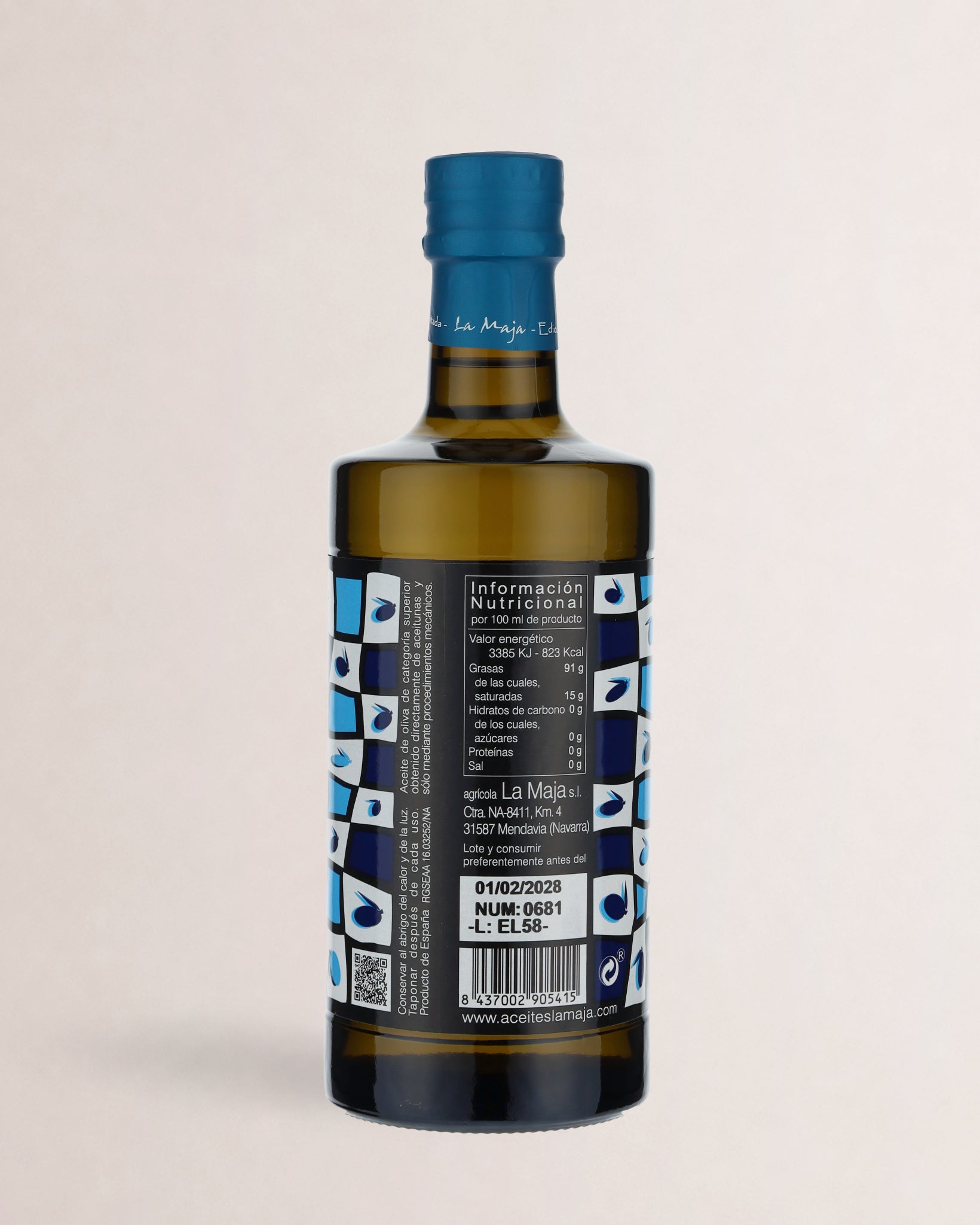 botella la maja etiqueta tosca
