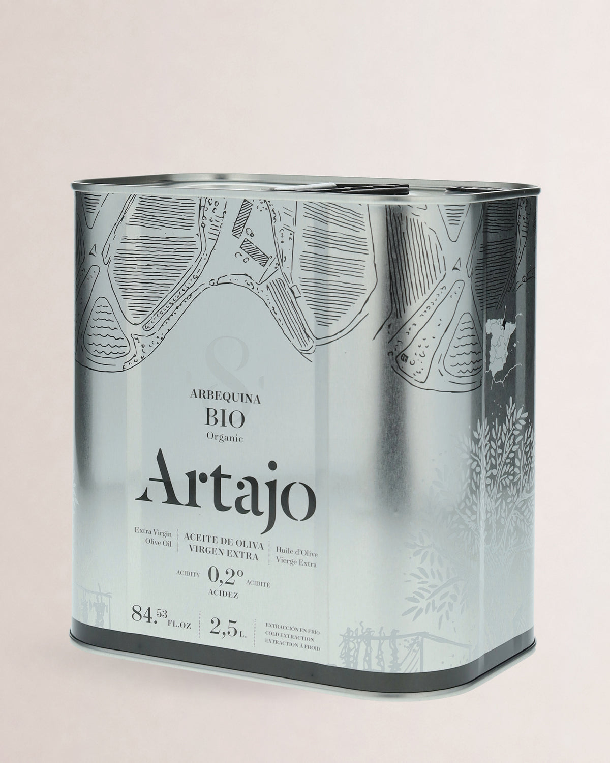 Artajo 8 Arbequina Bio Lata 2500ml