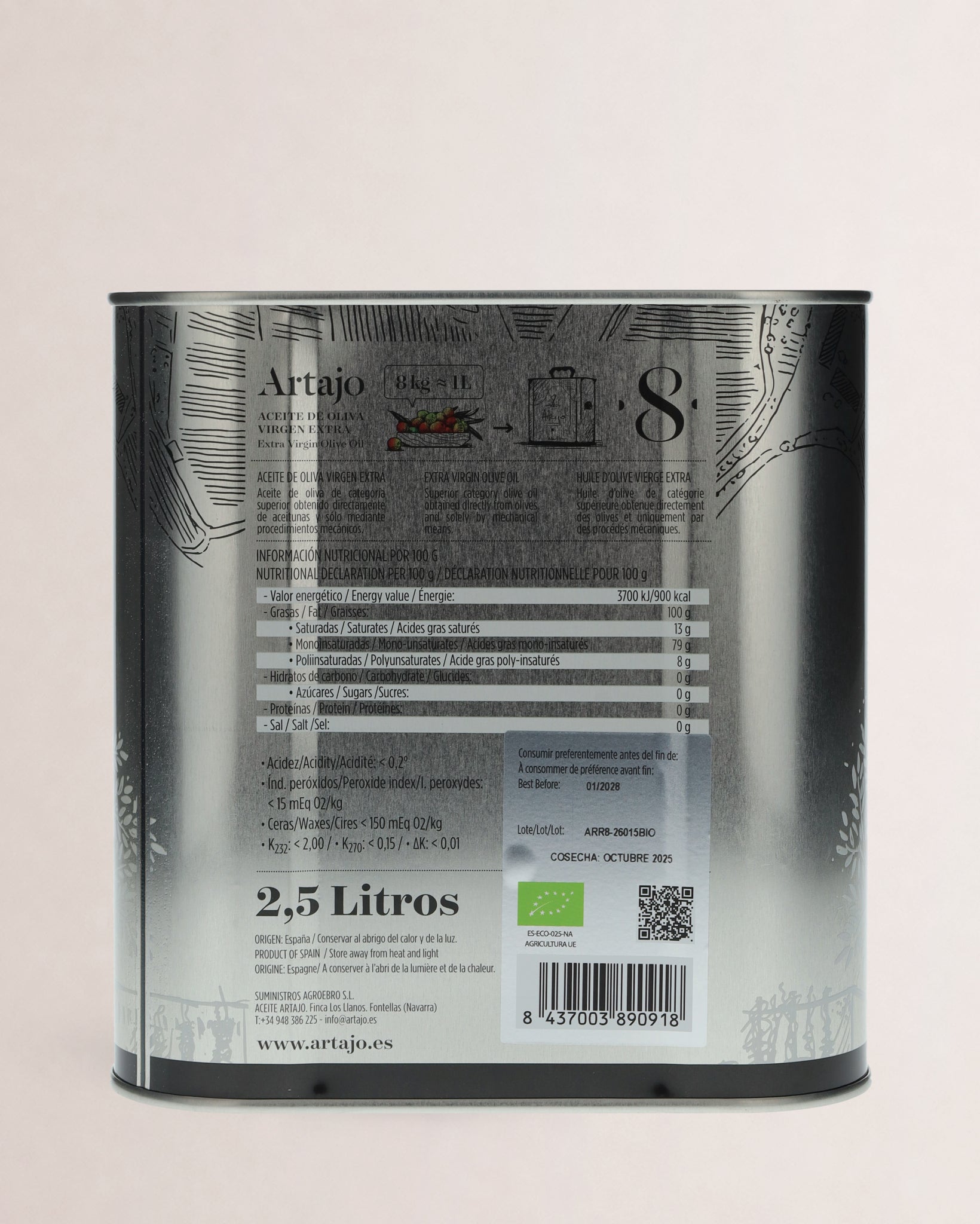 Artajo 8 Arróniz 2,5L