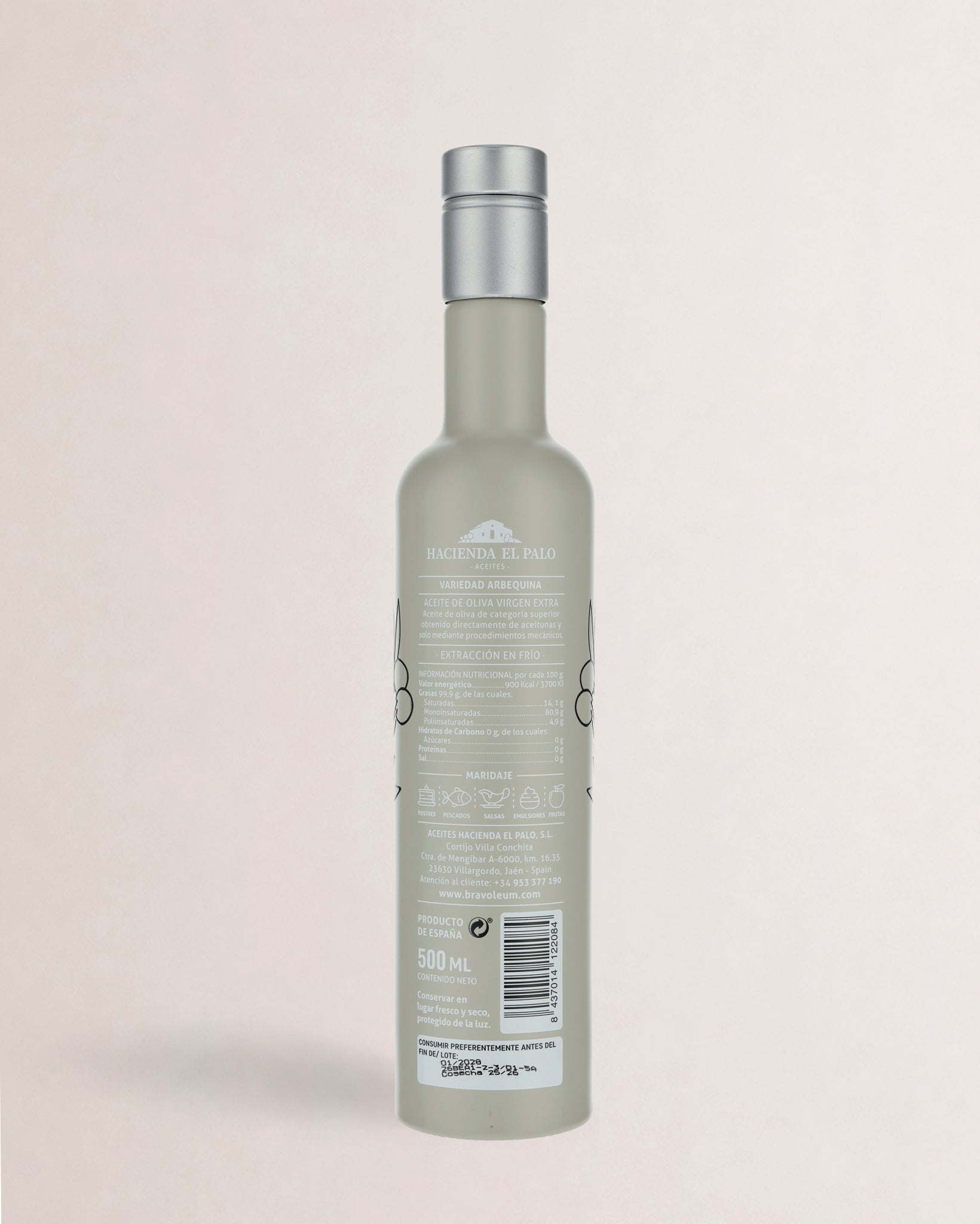 etiqueta aceite bravoleum arbequina