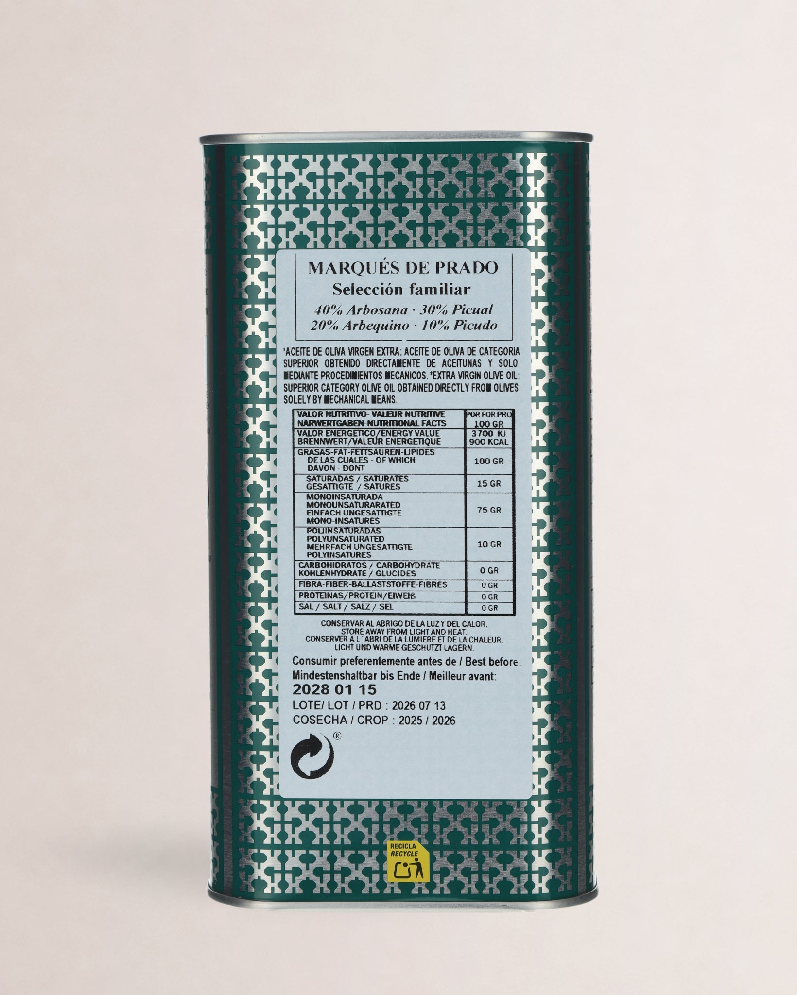 etiqueta lata cortijo de suerte alta marques de prado