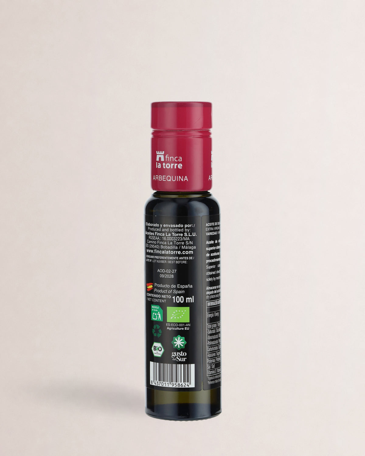 aceite finca la torre botella mini