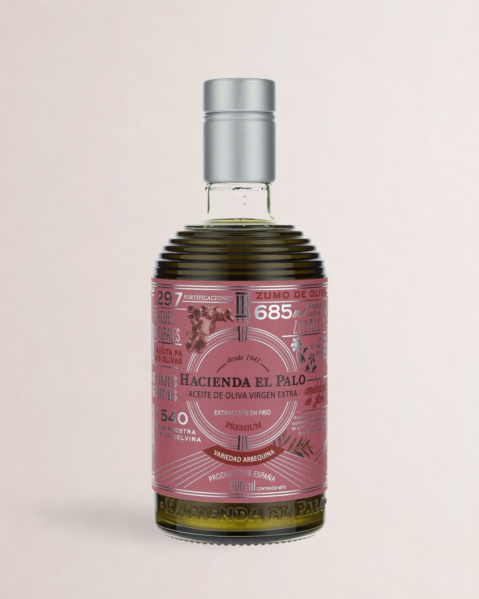 botella hacienda el palo arbequina