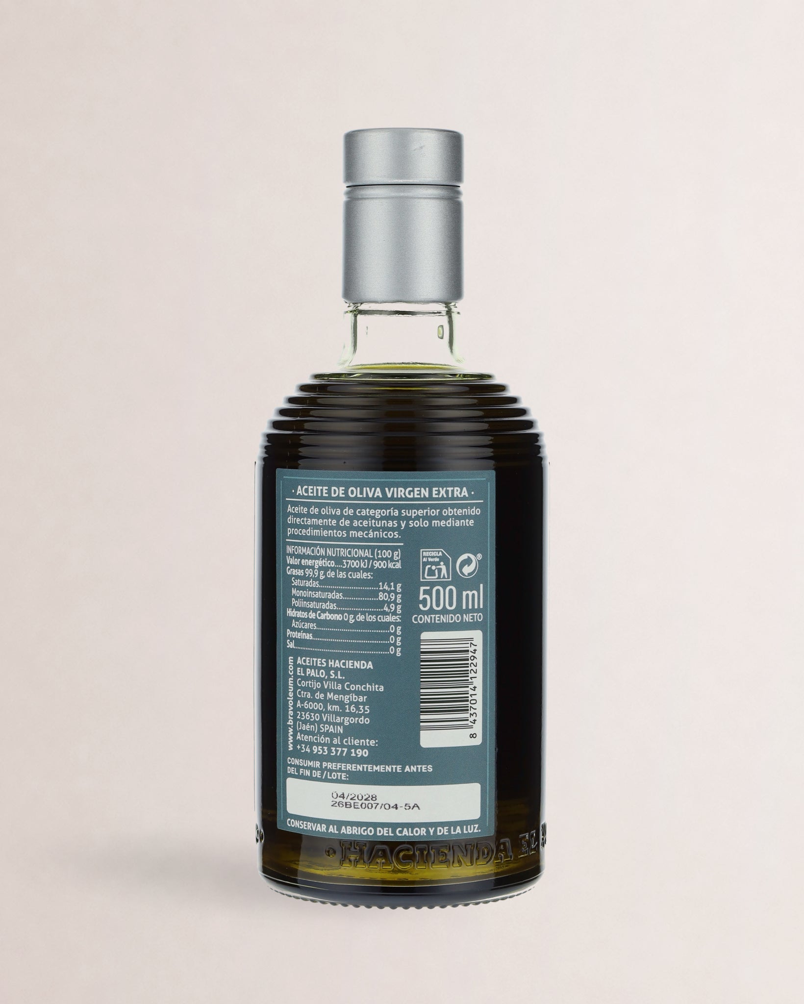 etiqueta hacienda el palo hojiblanca