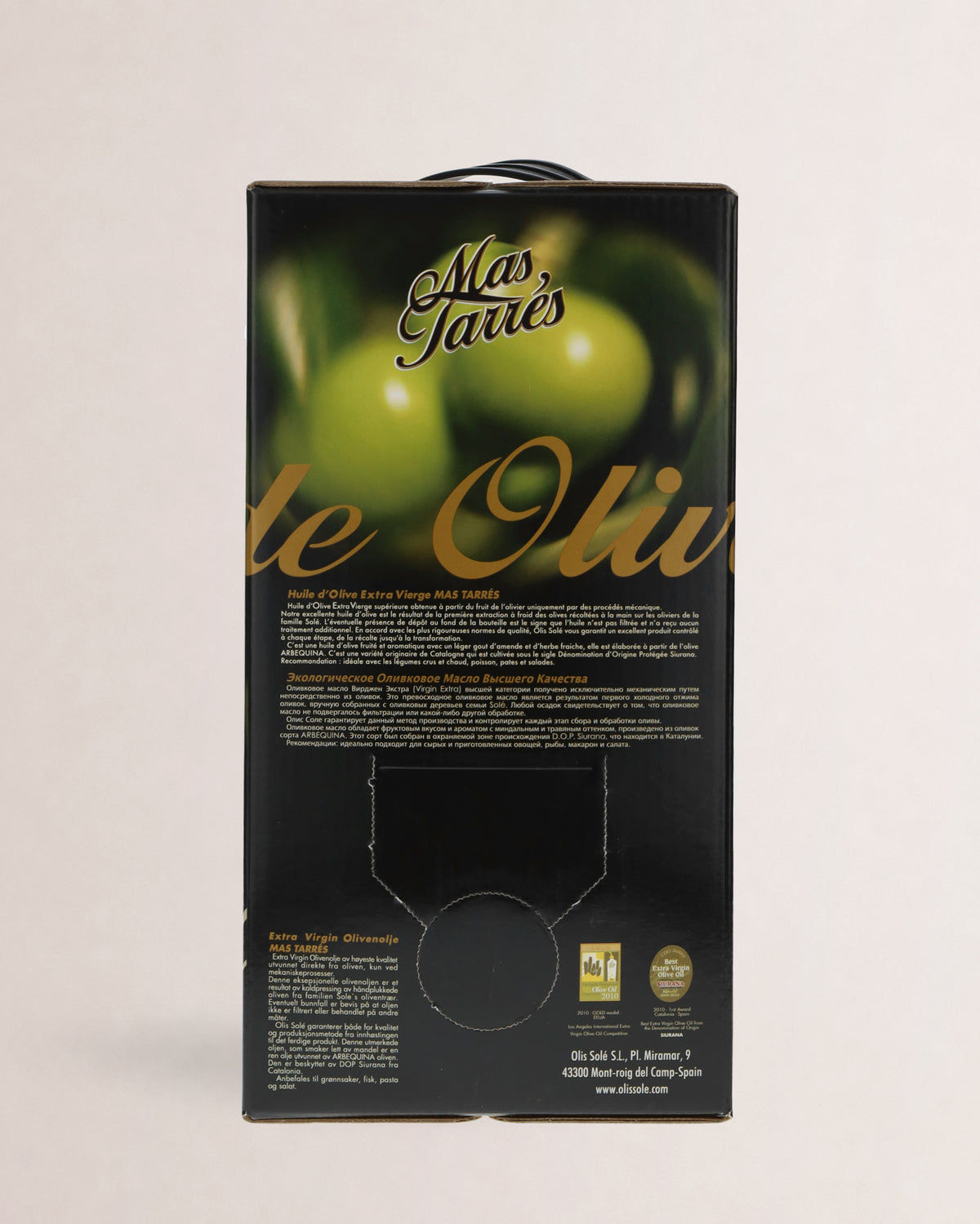 informacion aceite mas tarres arbequina