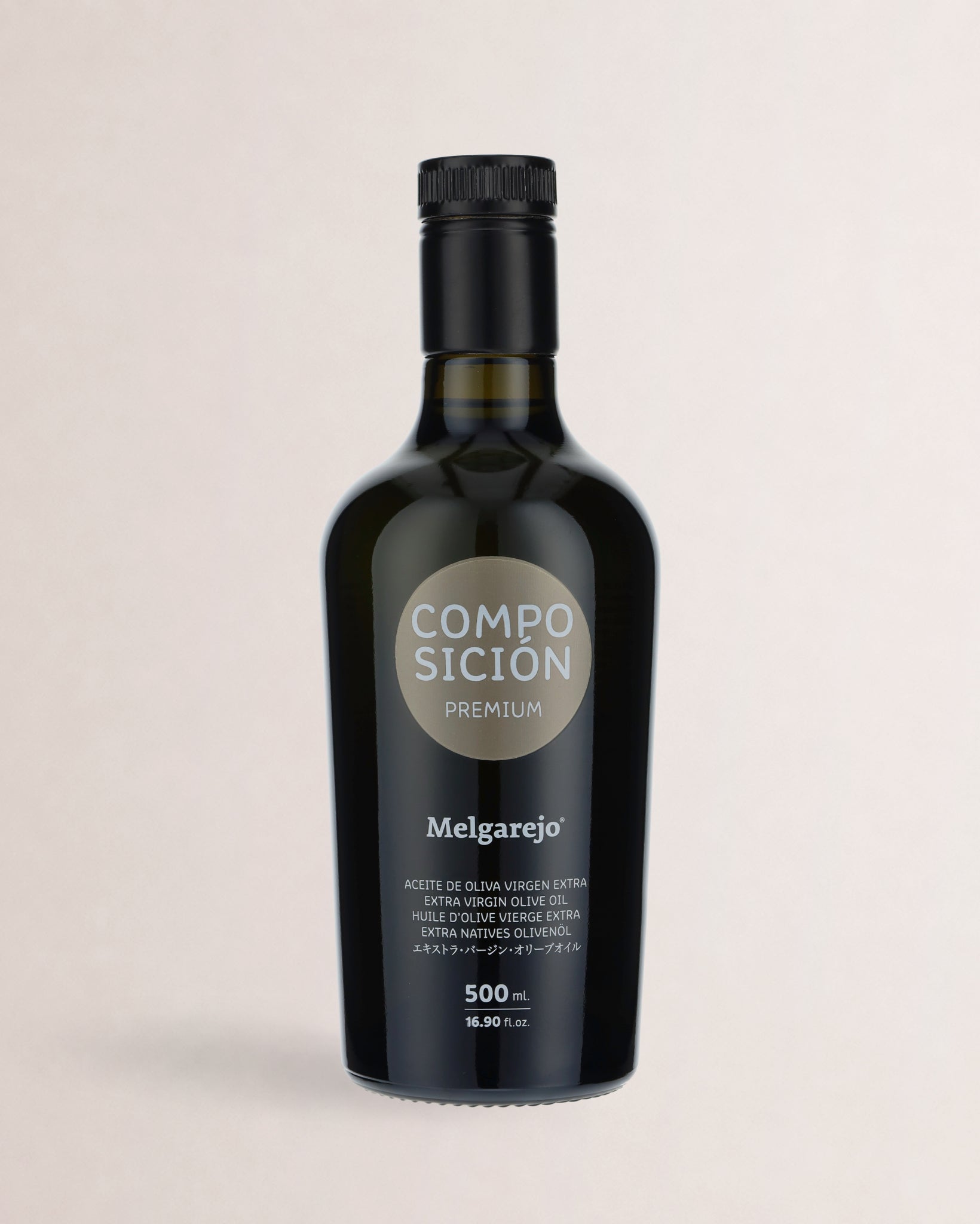 botella aceite melgarejo composicion