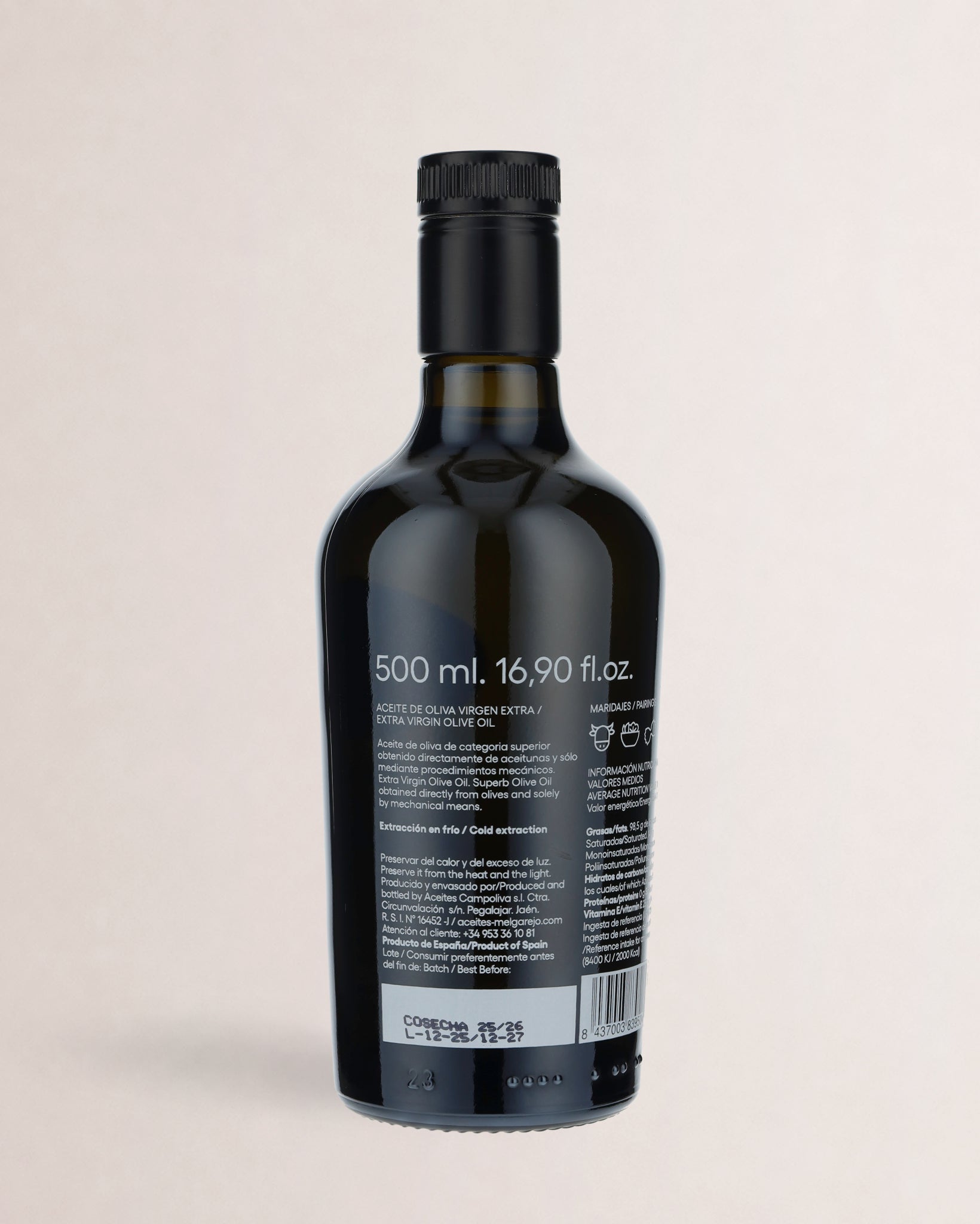 etiqueta melgarejo premium frantoio