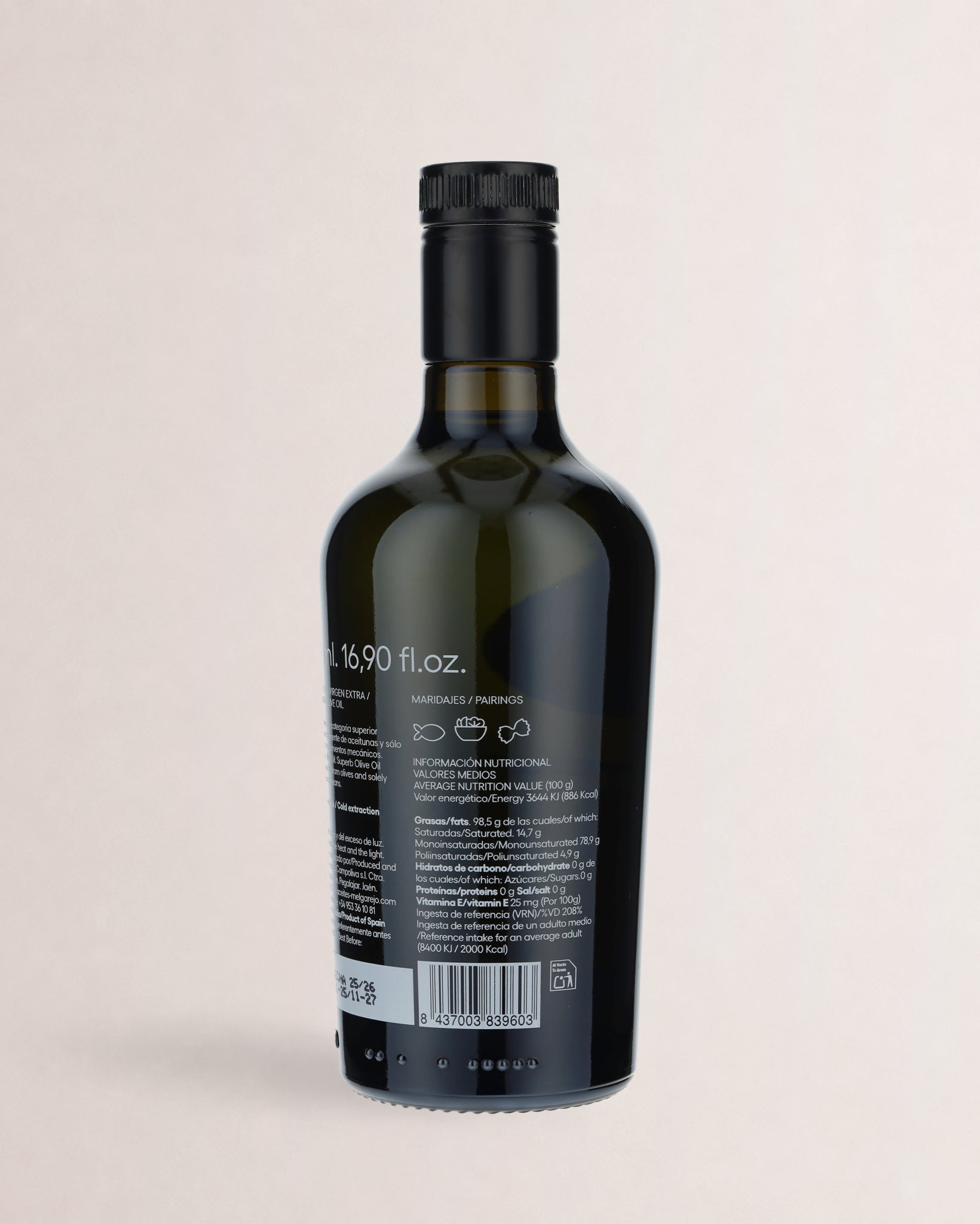 etiqueta melgarejo premium hojiblanca