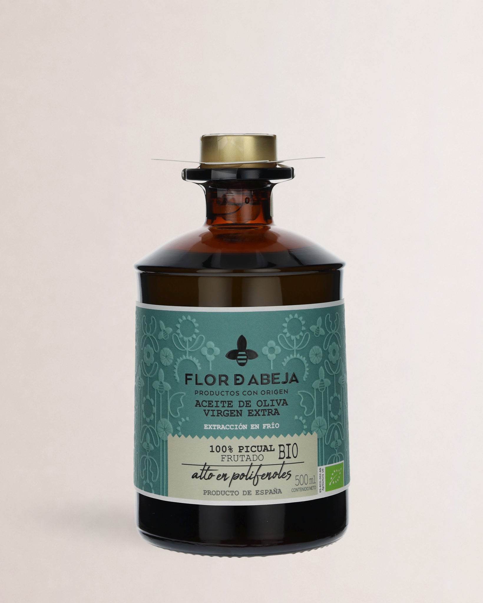 botella aceite flor de abeja picual