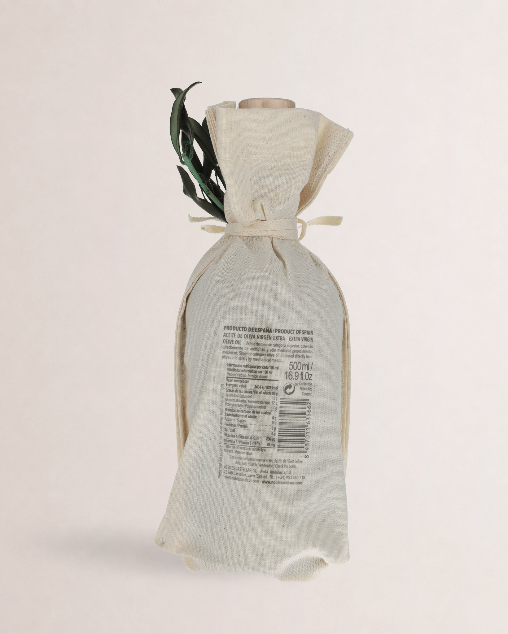 etiqueta saco aceite novo lola sagra