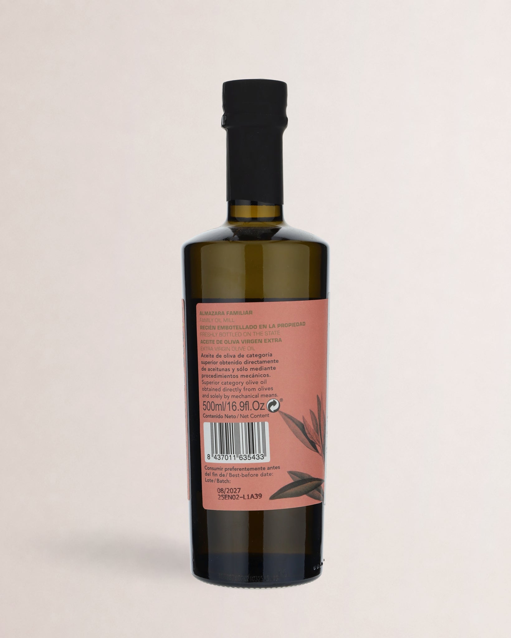 etiqueta aceite tradicion arbequina