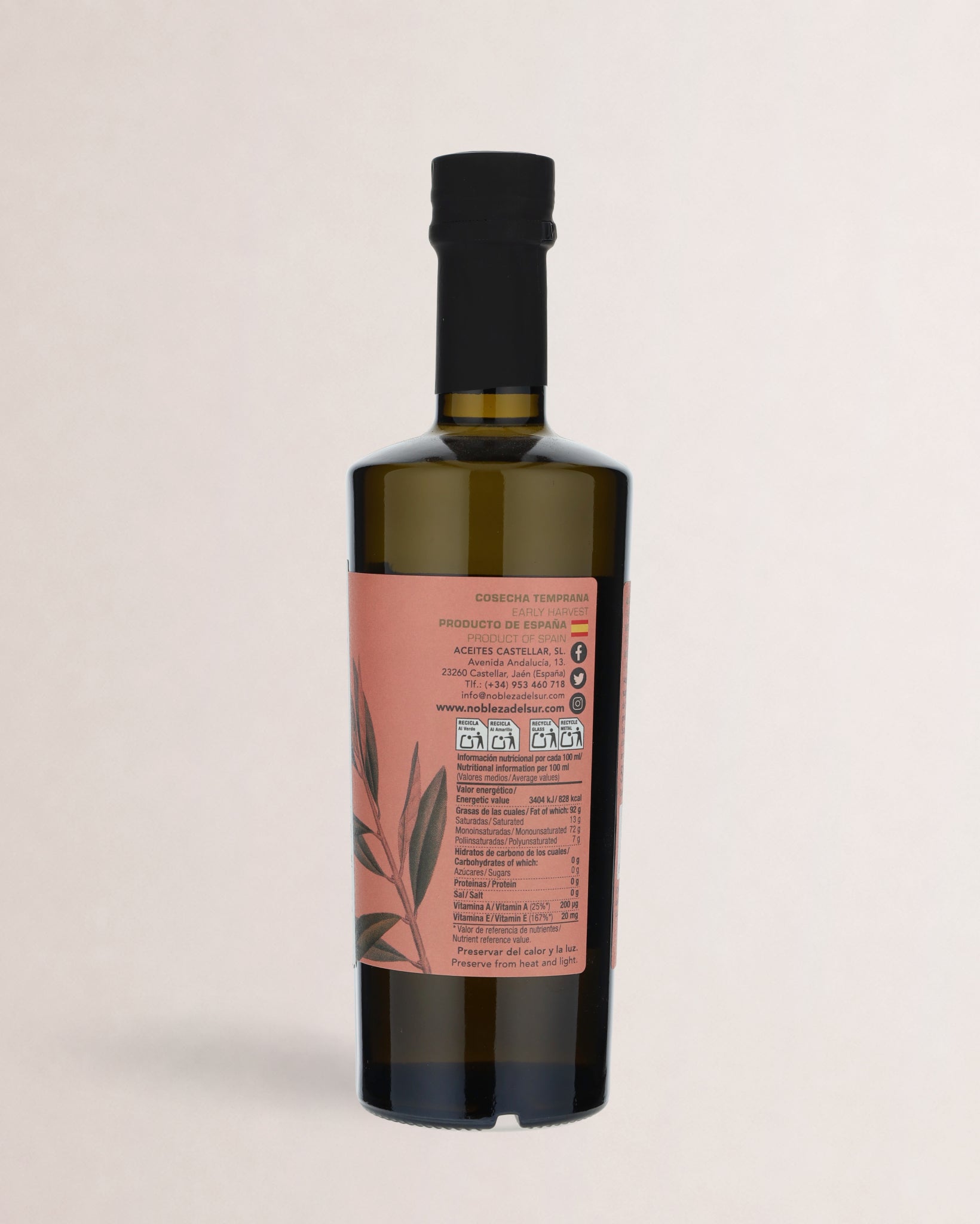 etiqueta aceite tradicion arbequina