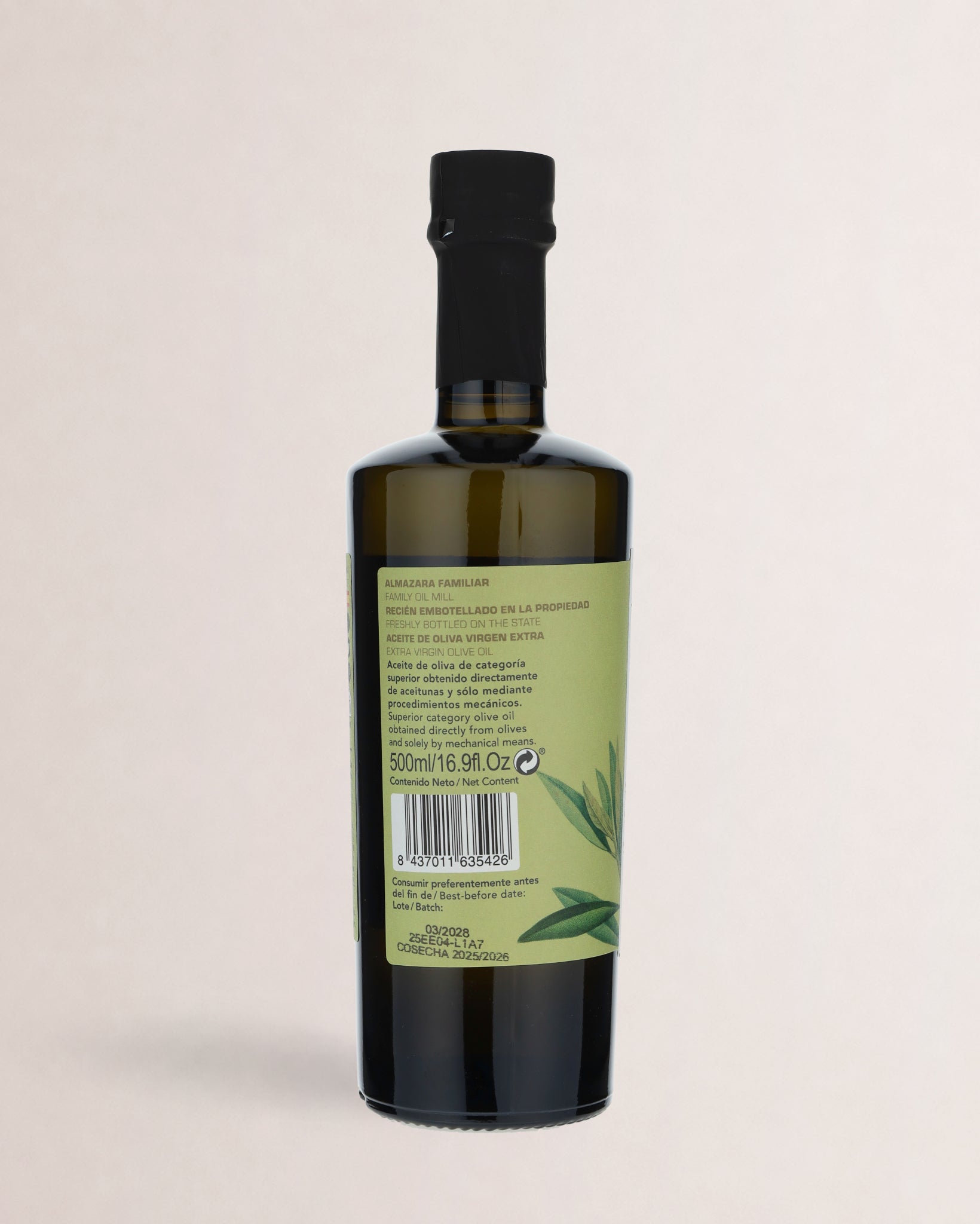 etiqueta aceite tradicion picual