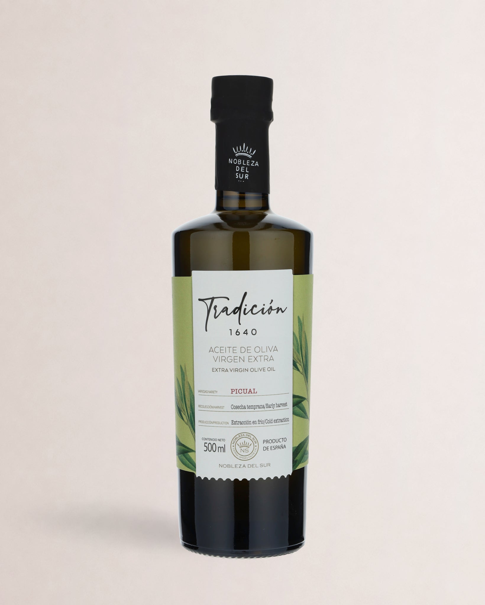 botella aceite nobleza del sur tradicion picual