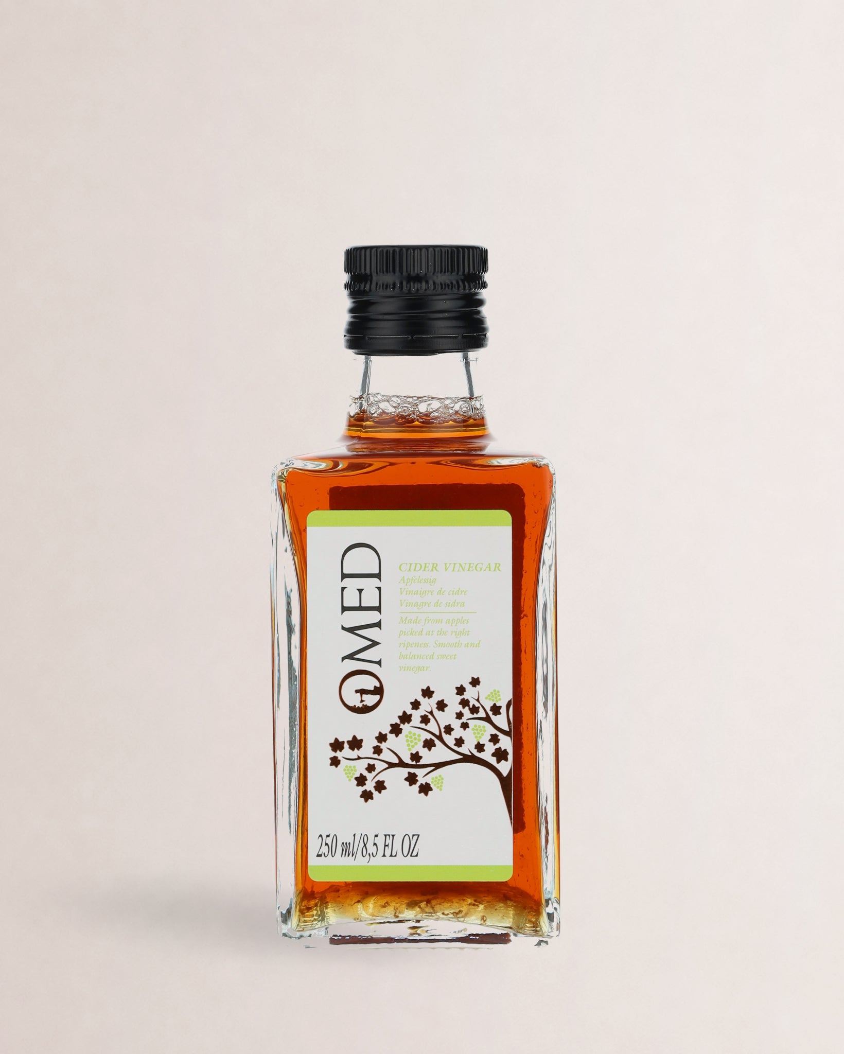 botella vinagre de sidra omed