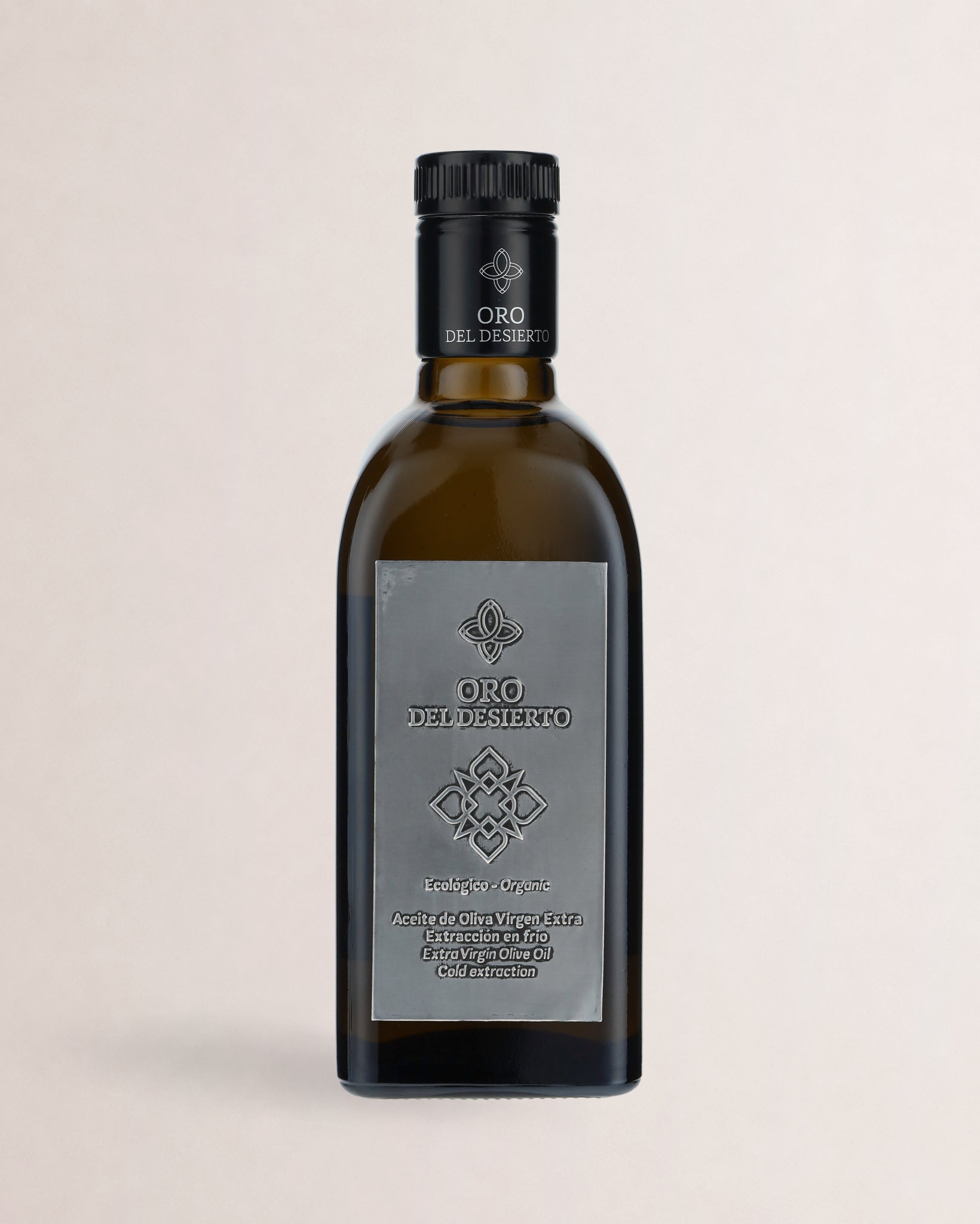 botella aceite oro del desierto coupage
