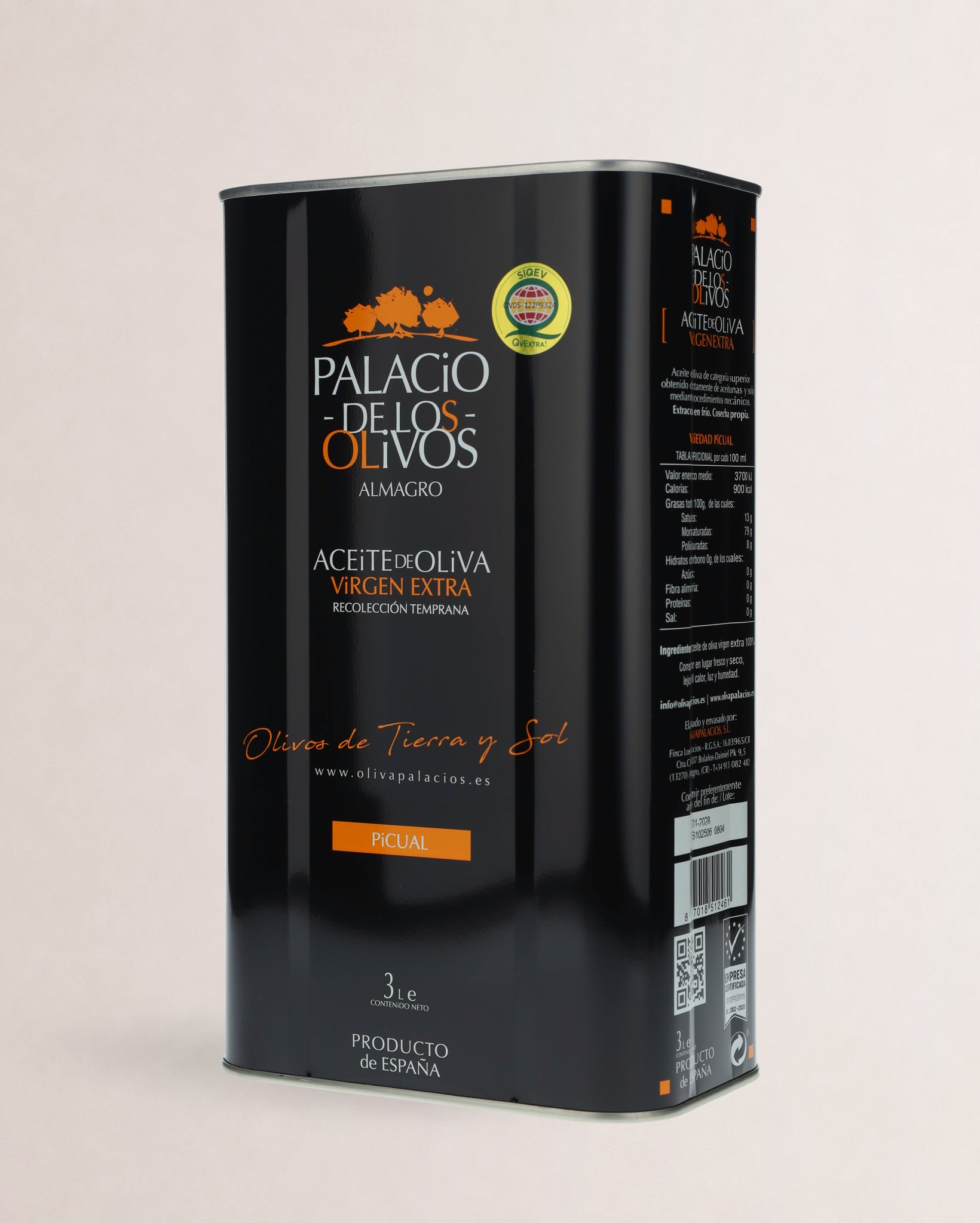 Palacio de Los Olivos Picual 3L