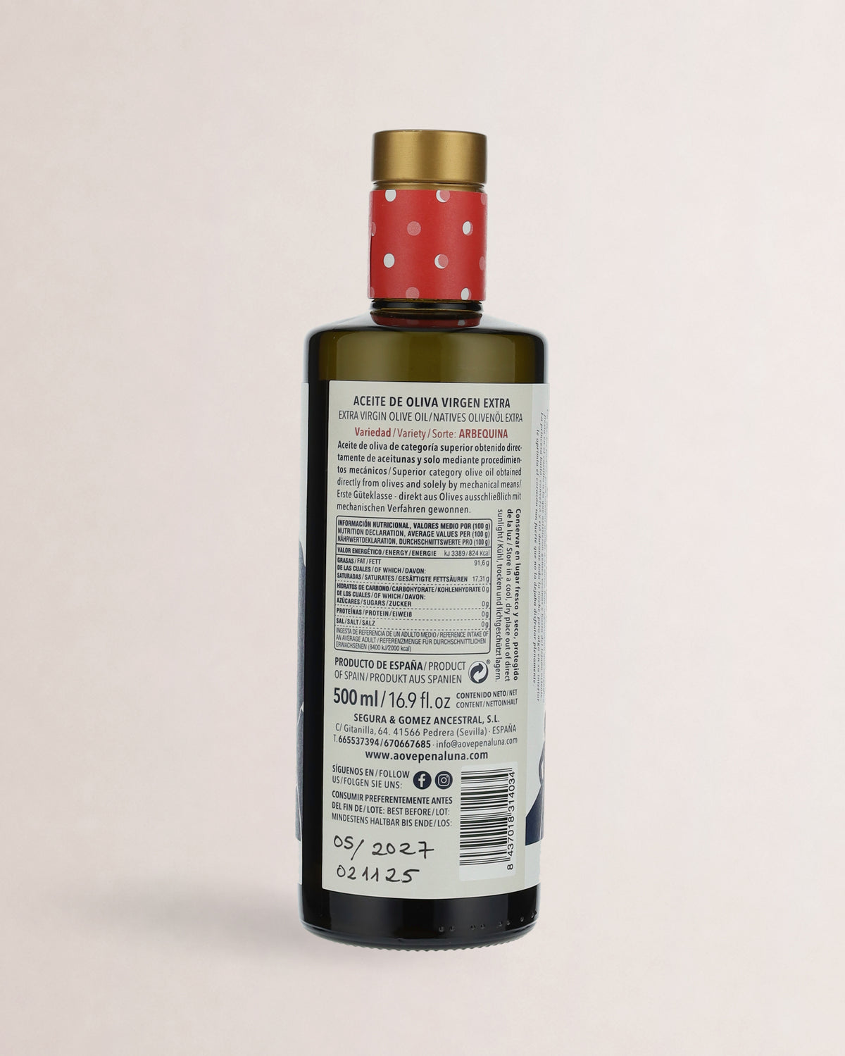 aceite peña luna