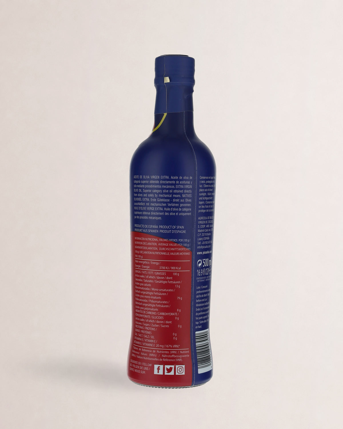 aceite picualia premium botella