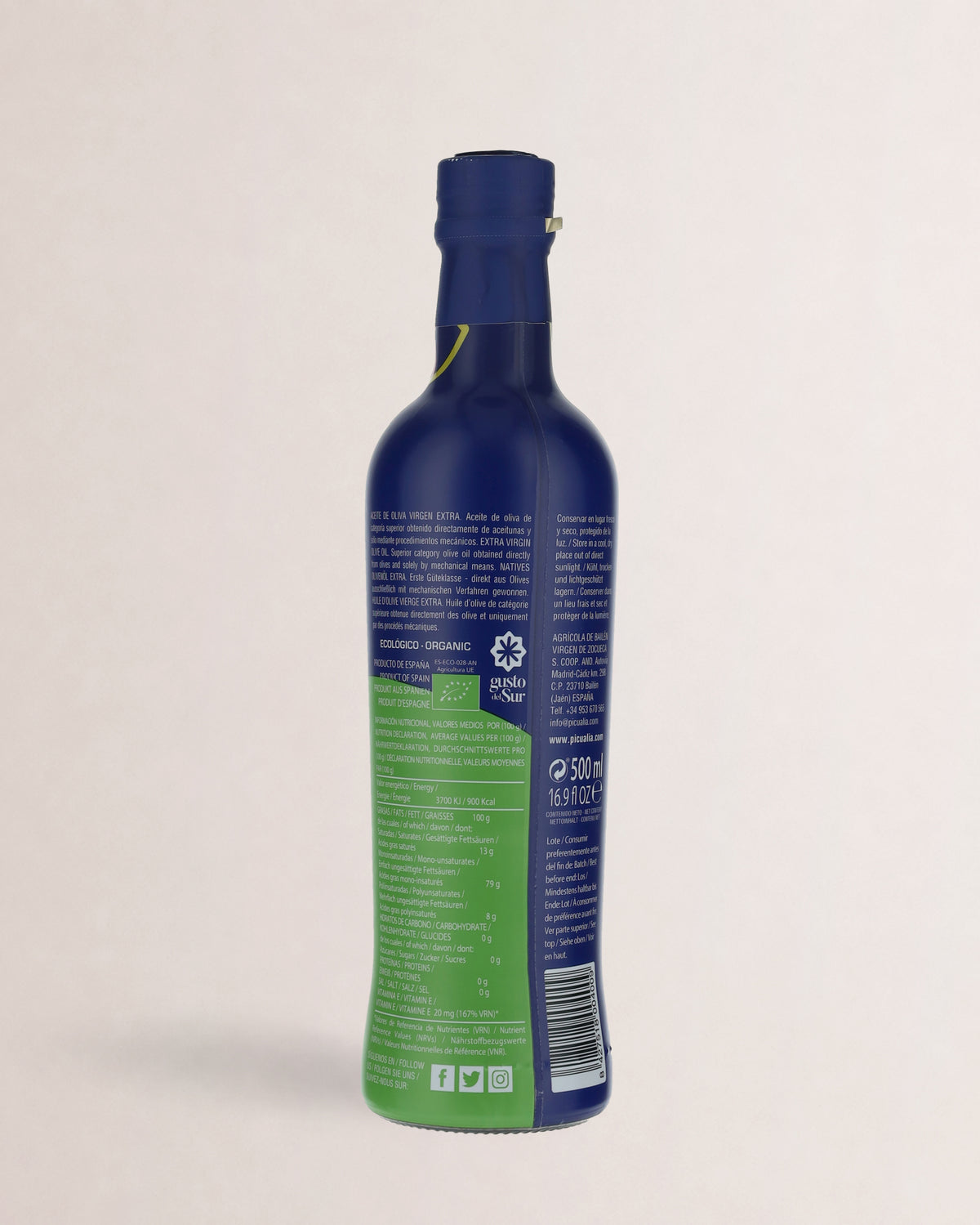 aceite picualia premium botella