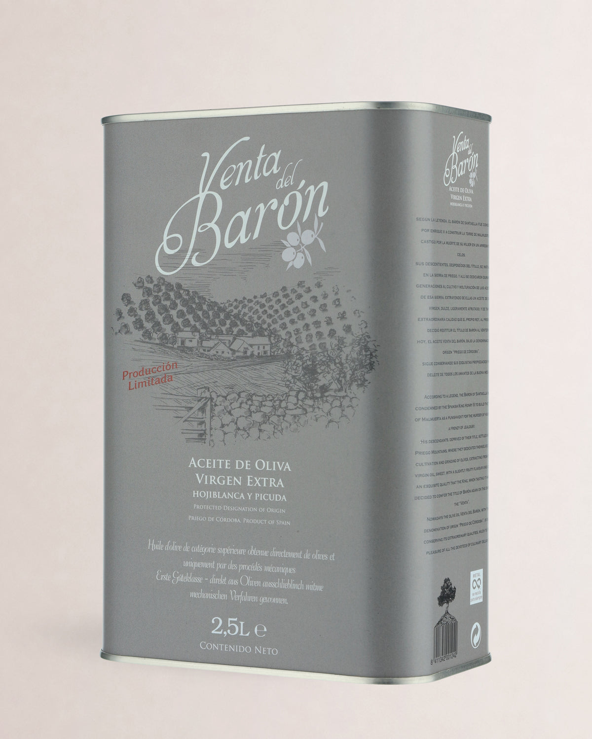 aceite venta del baron lata