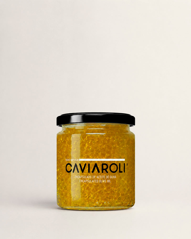 bote de caviar de aceite de oliva caviaroli