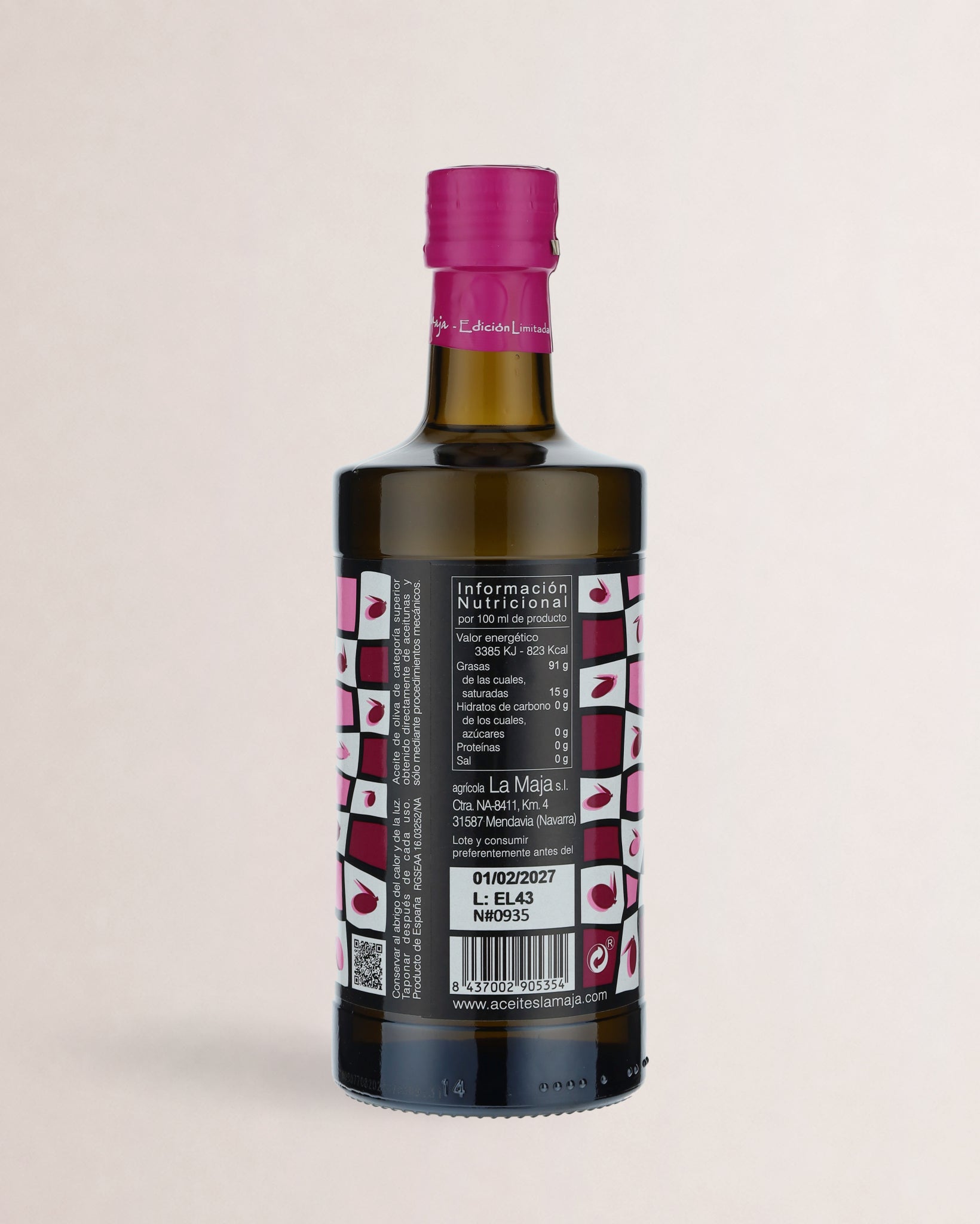 etiqueta la maja edicion limitada koroneiki