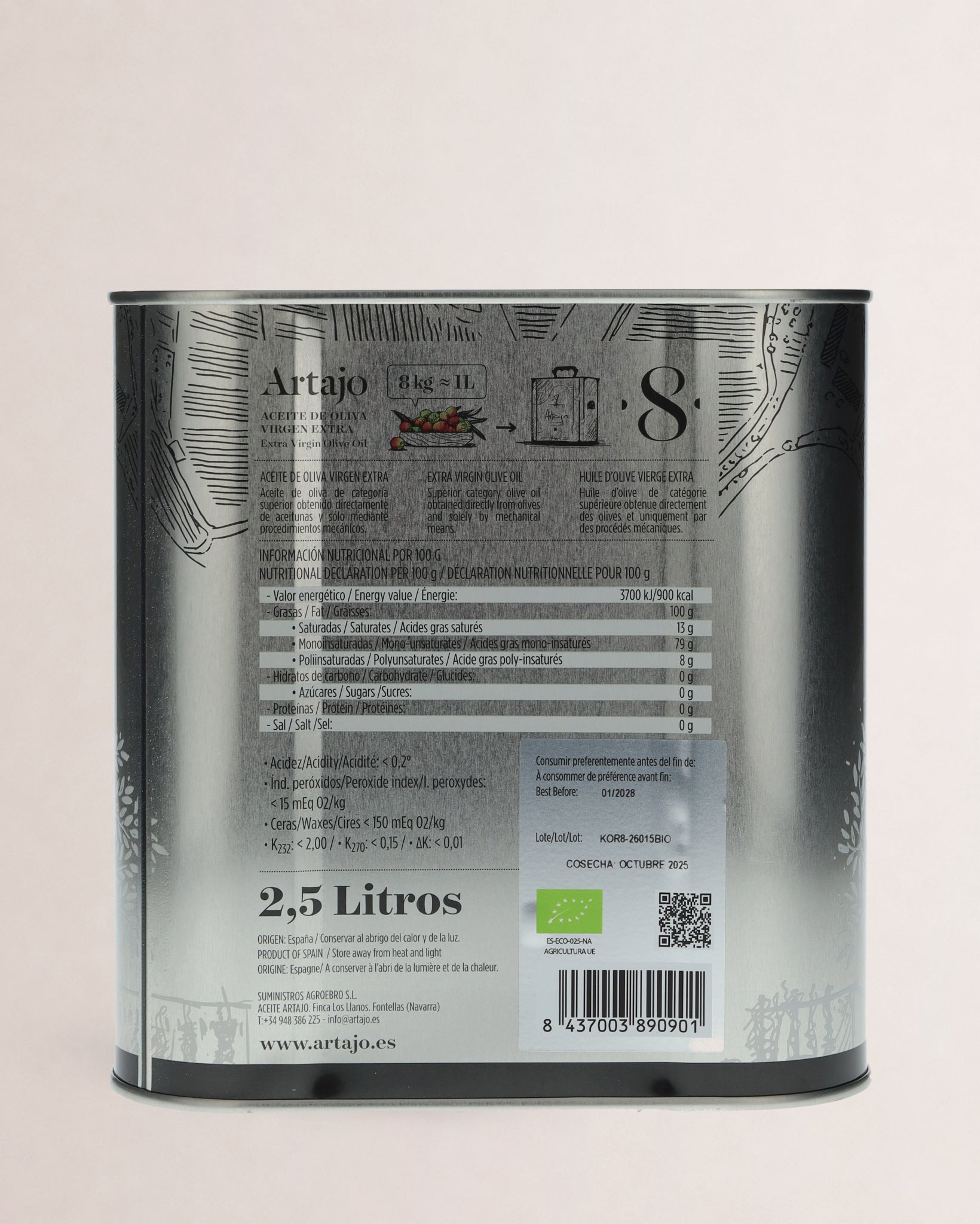 Artajo 8 Koroneiki 2,5L