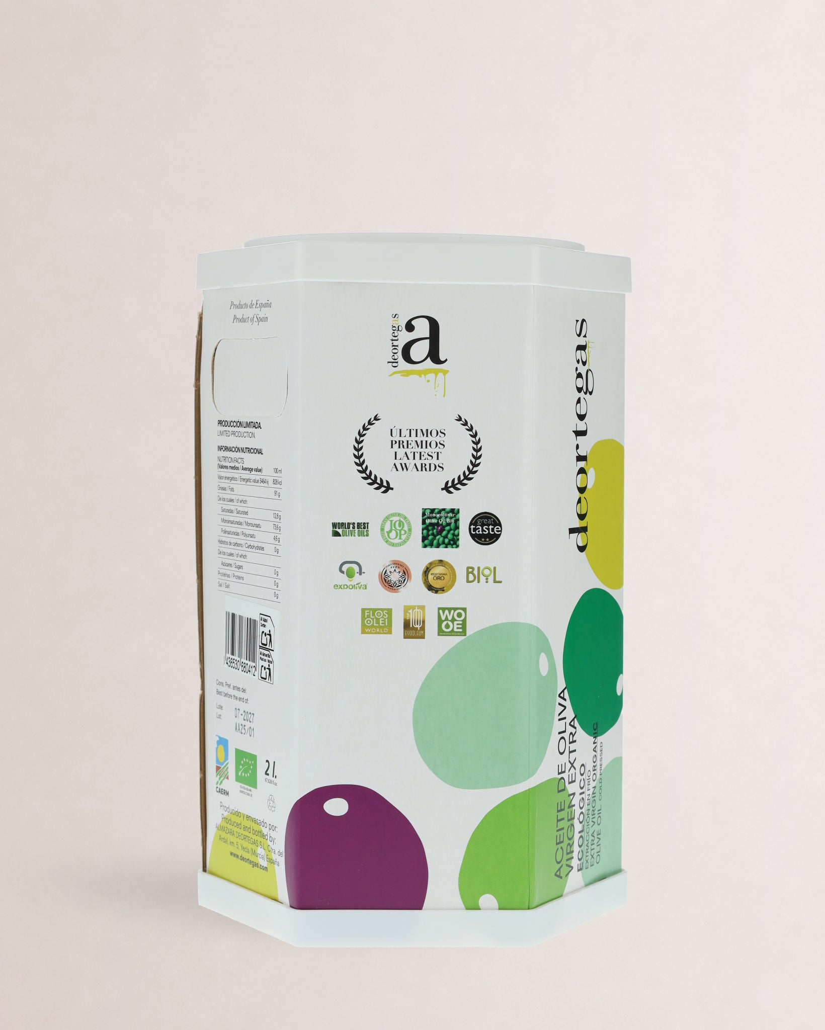 Deortegas Arbequina Bag in Box 2L