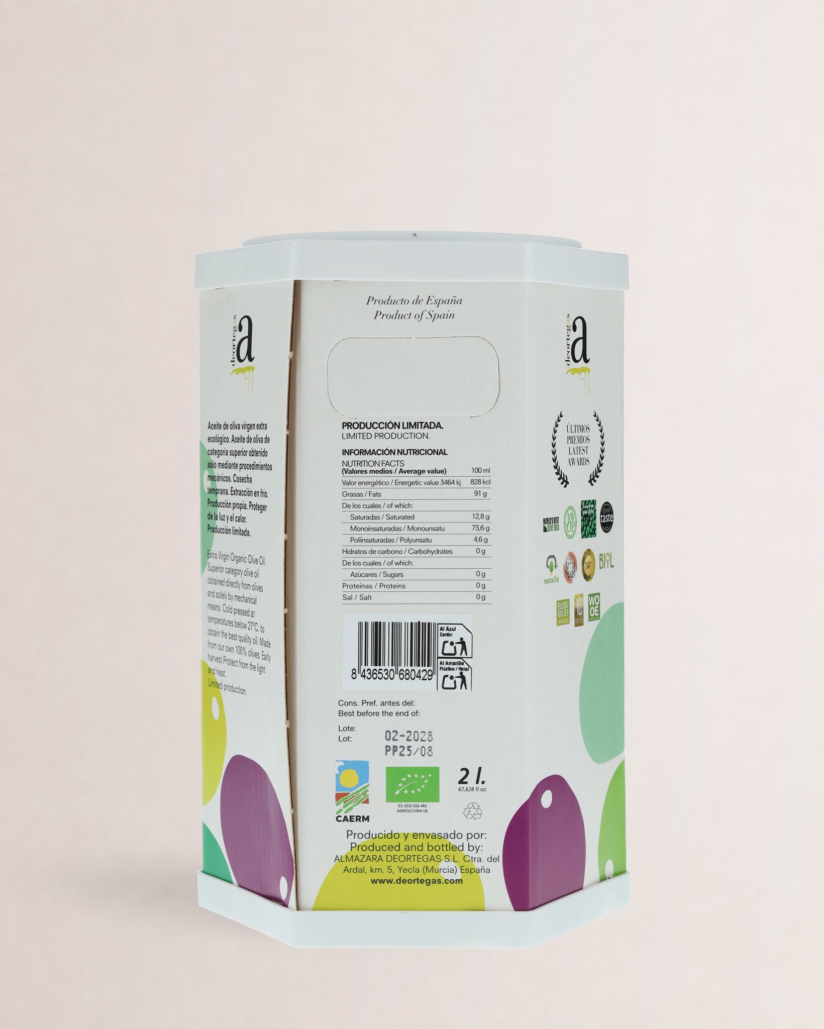 Deortegas Picual Bag in Box 2L