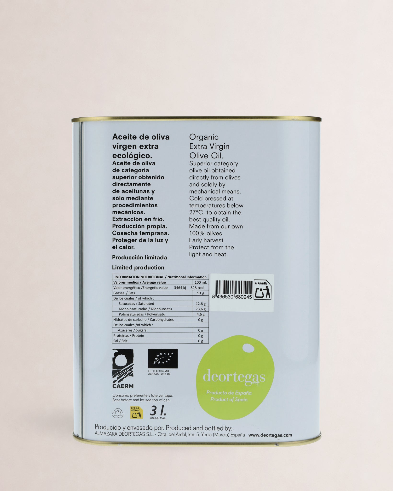 Deortegas Coupage Lata 3L