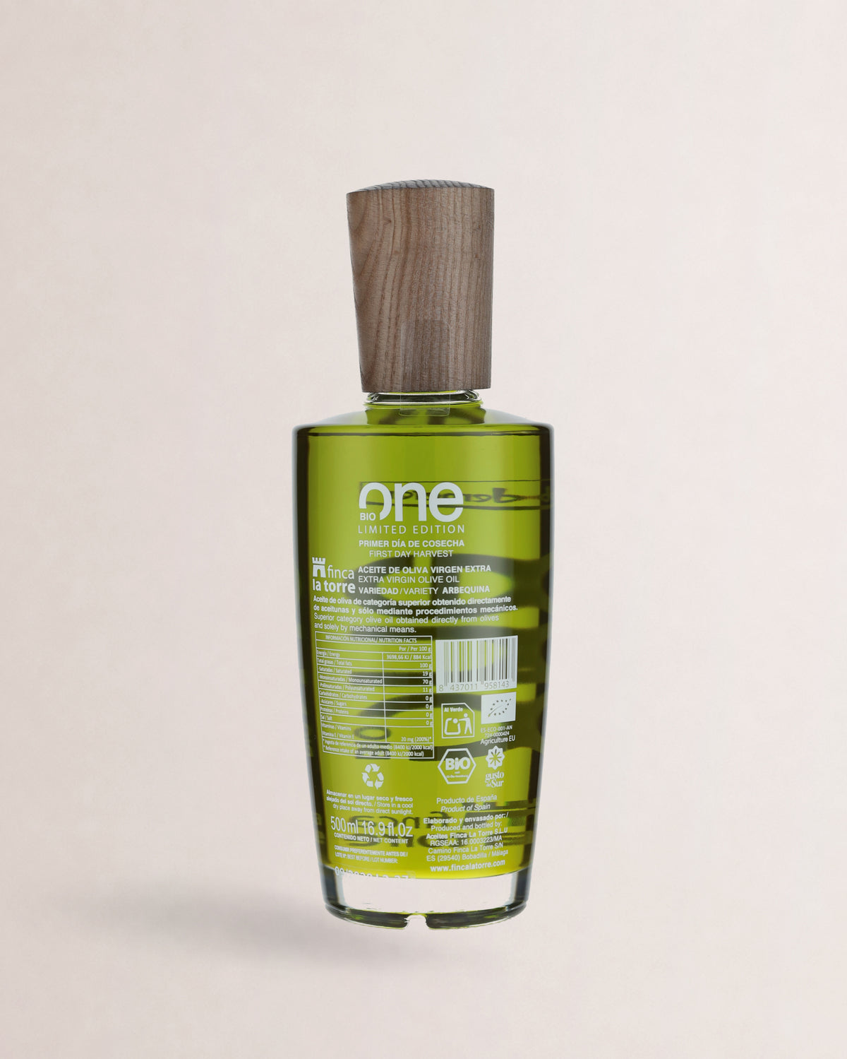 aceite finca la torre one botella