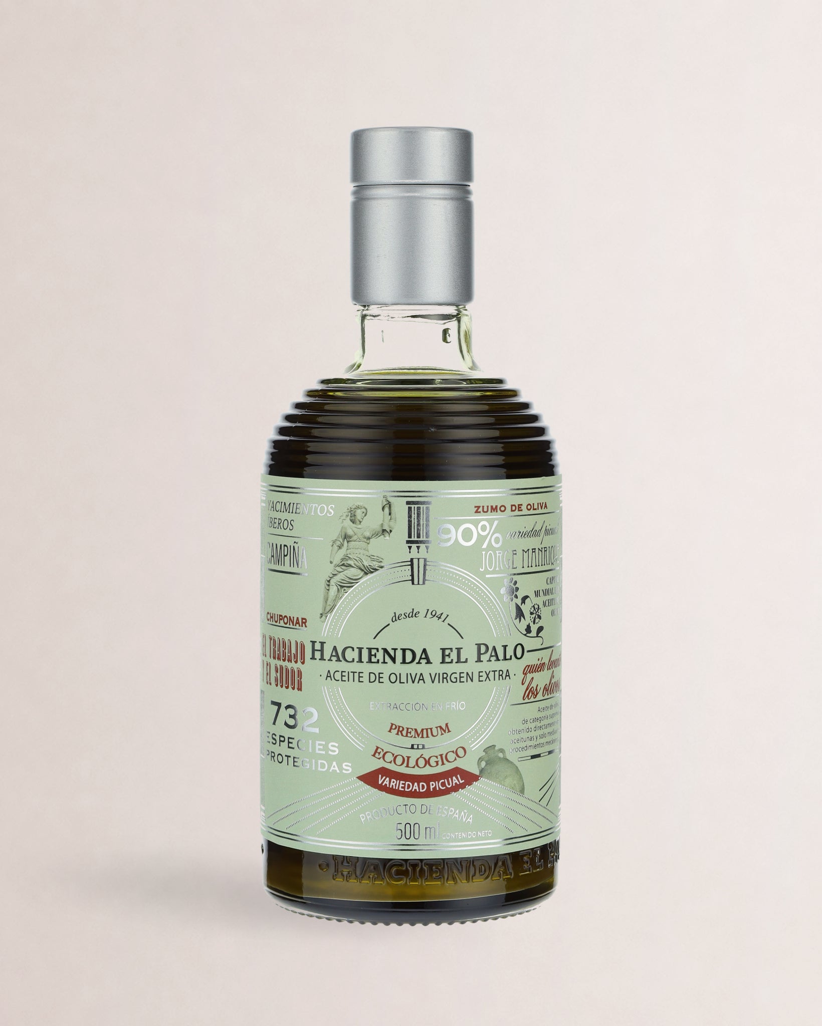 botella hacienda el palo picual ecologica