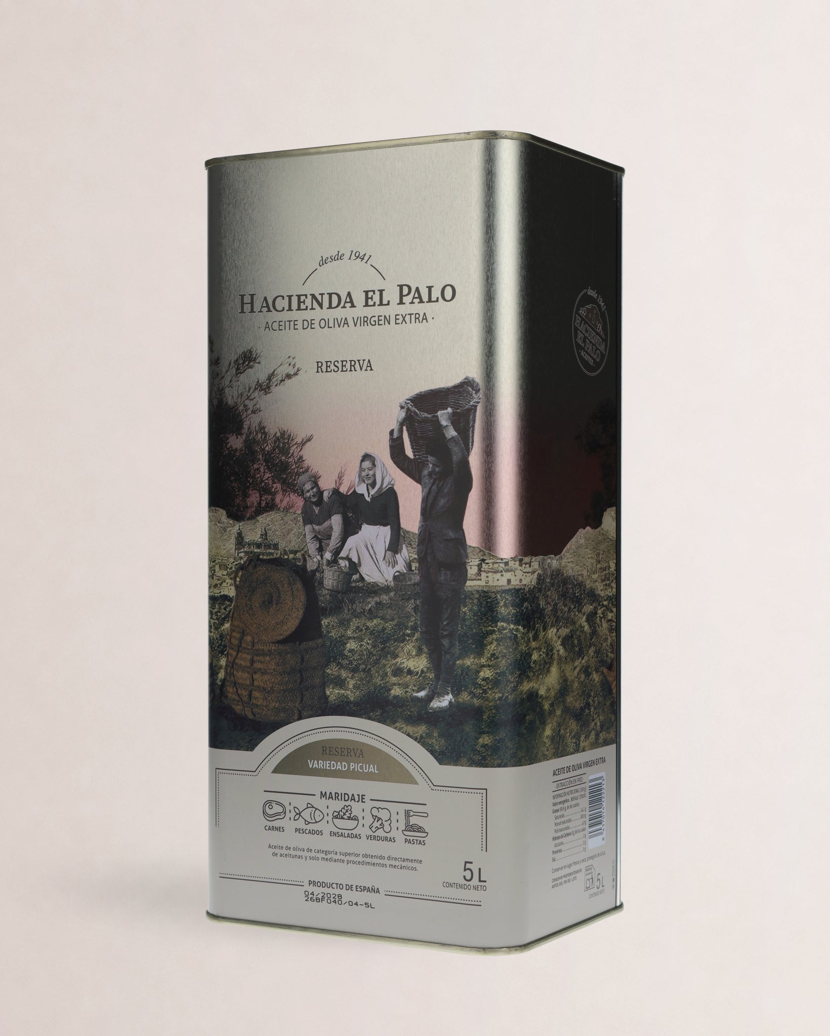 aceite haceinda el palo en lata