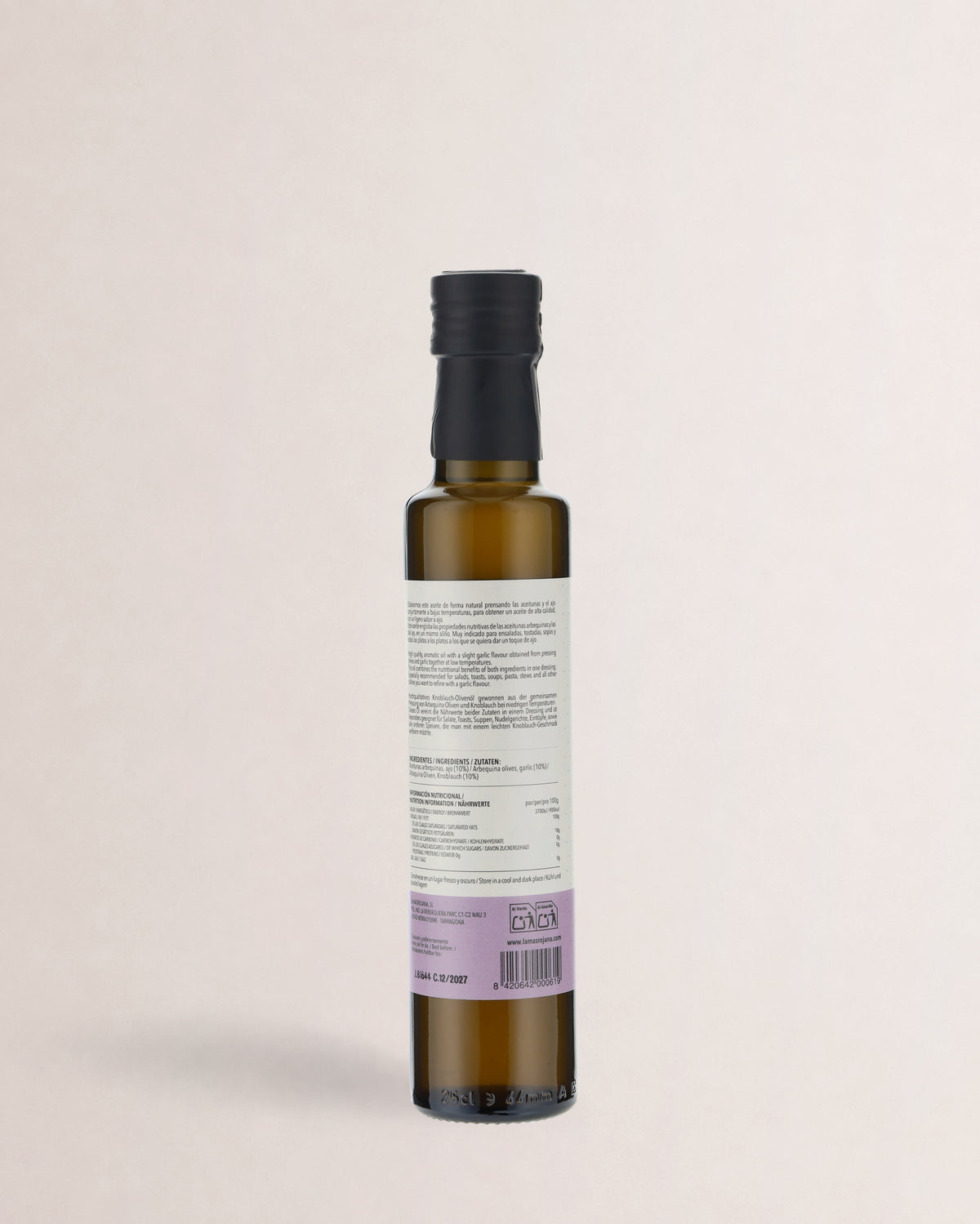 aceite la masrojana aromatizado