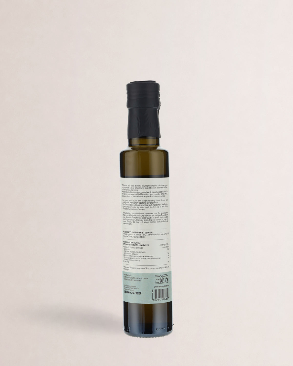 aceite la masrojana aromatizado