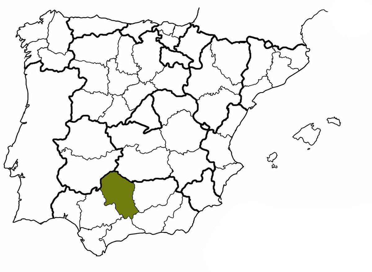 mapa provincias españa cordoba