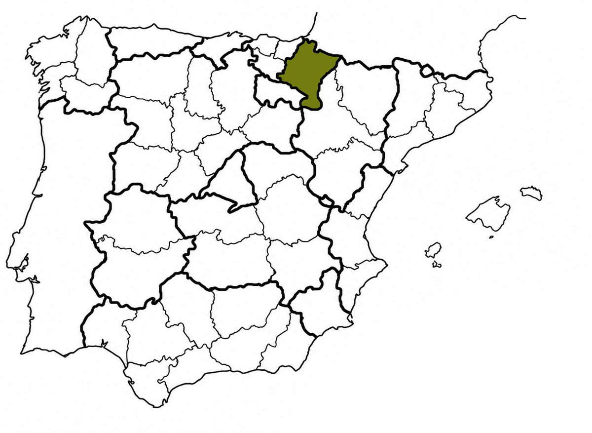 mapa provincias españa navarra