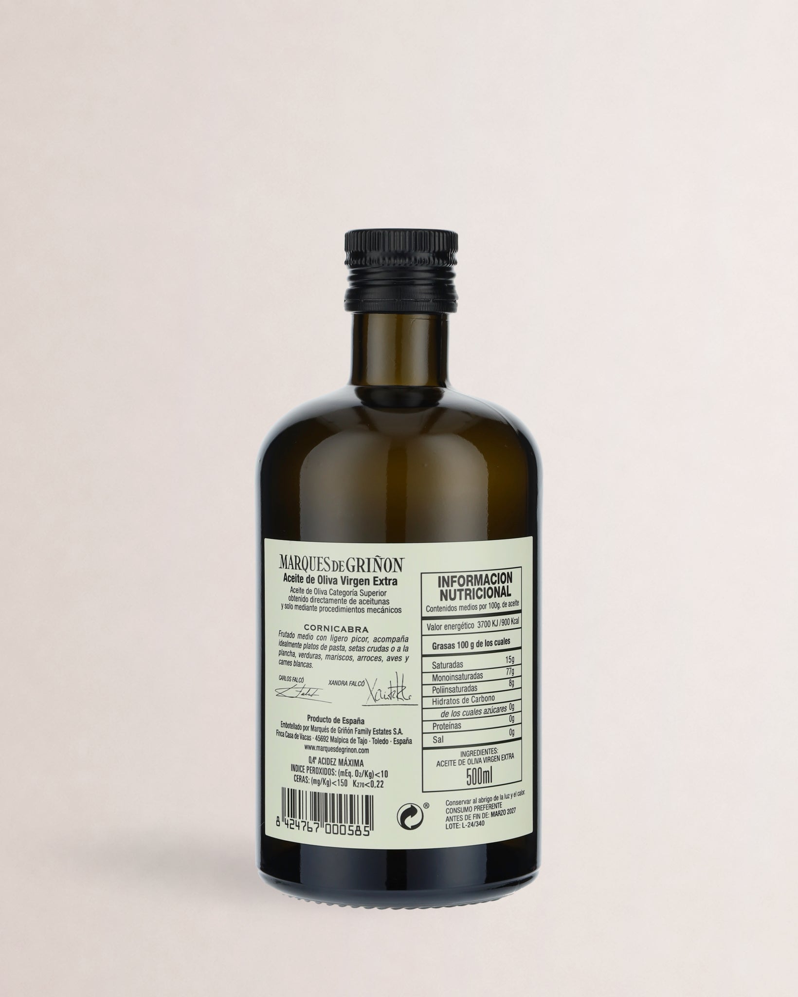 etiqueta marques de griñon cornicabra