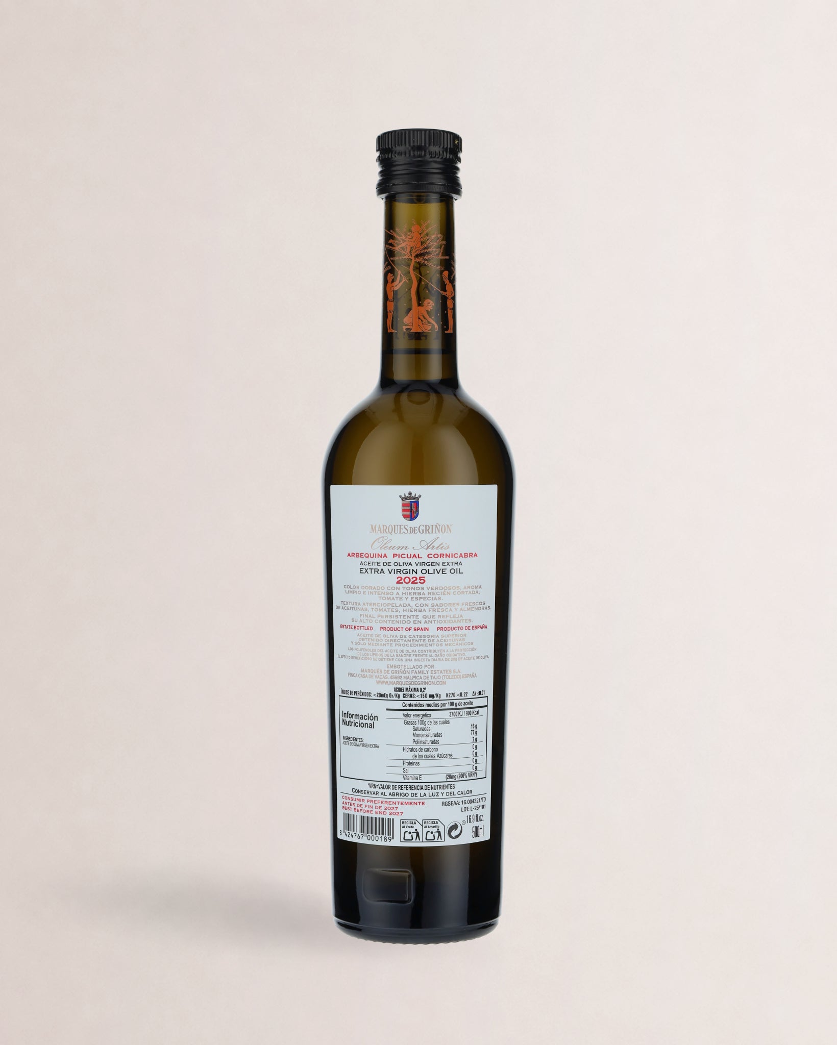 etiqueta marques de grinon oleum artis