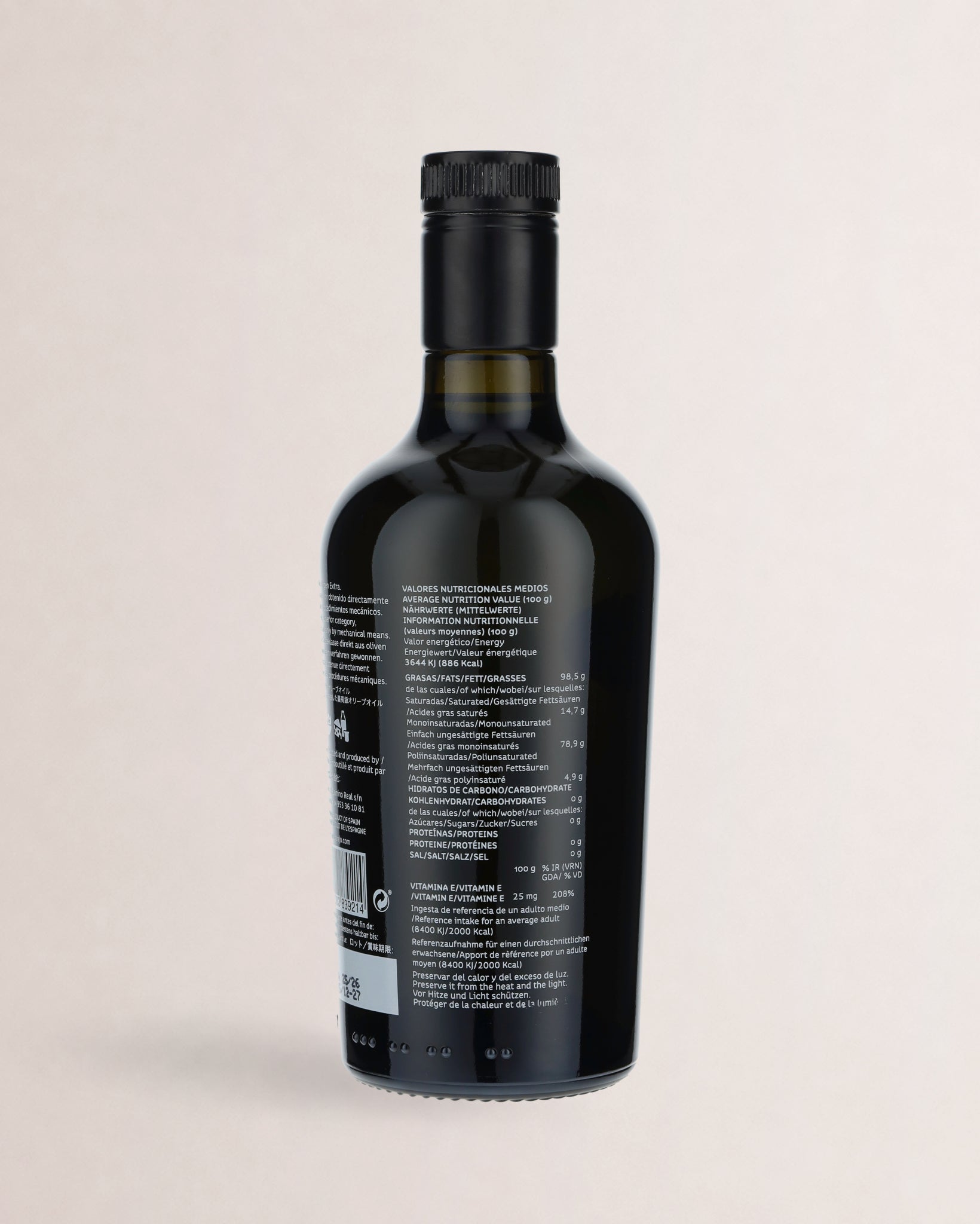 etiqueta melgarejo premium composicion