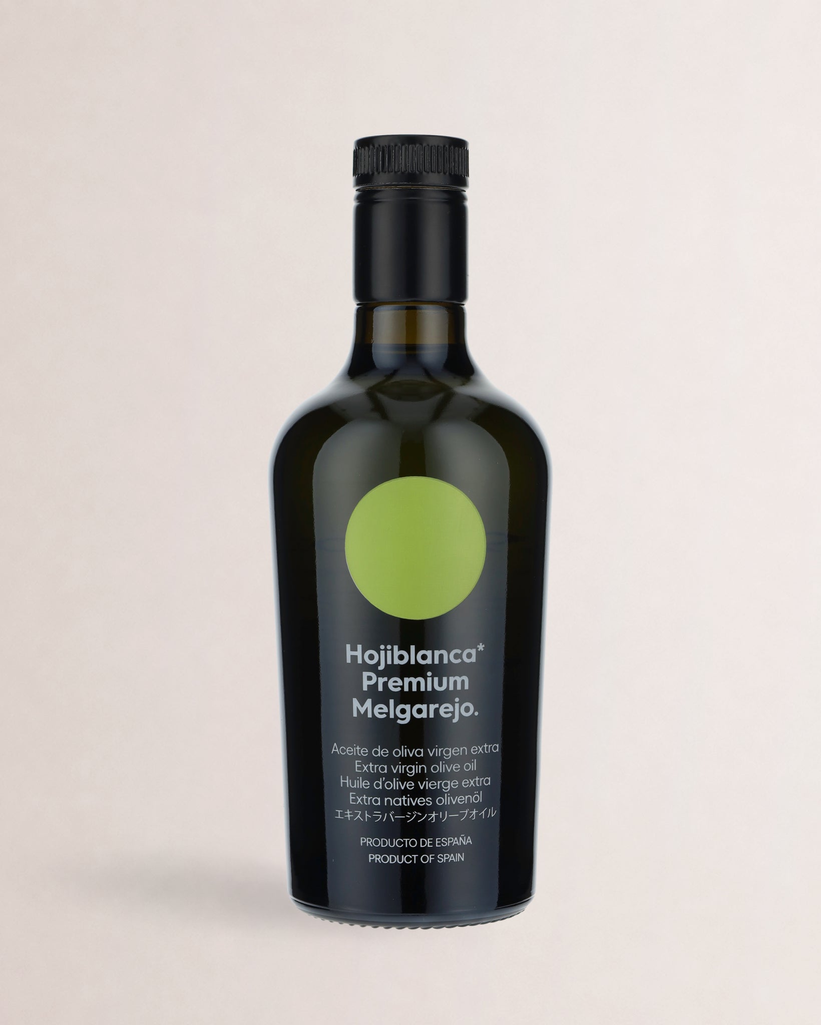 botella aceite melgarejo premium hojiblanca