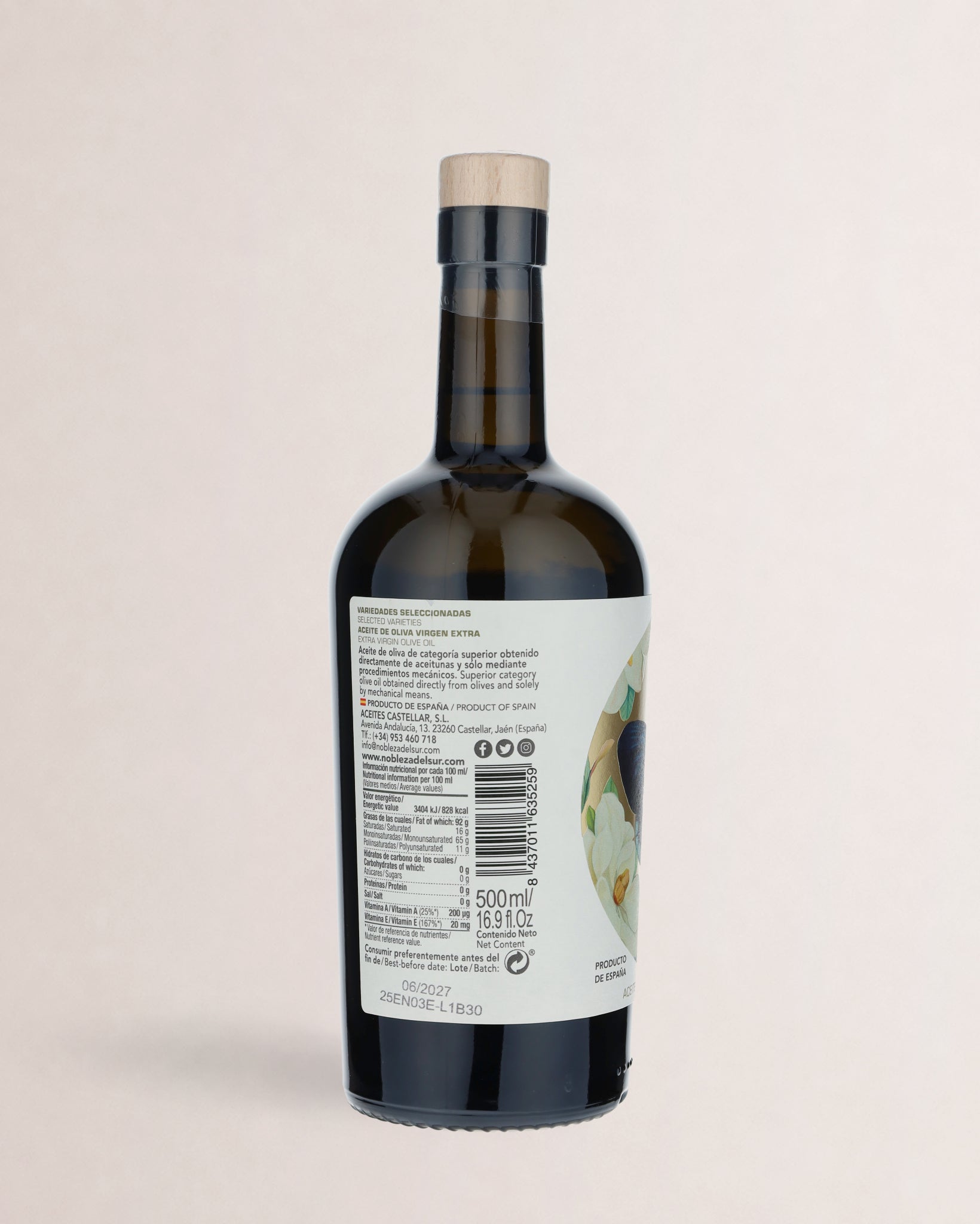 etiqueta aceite night