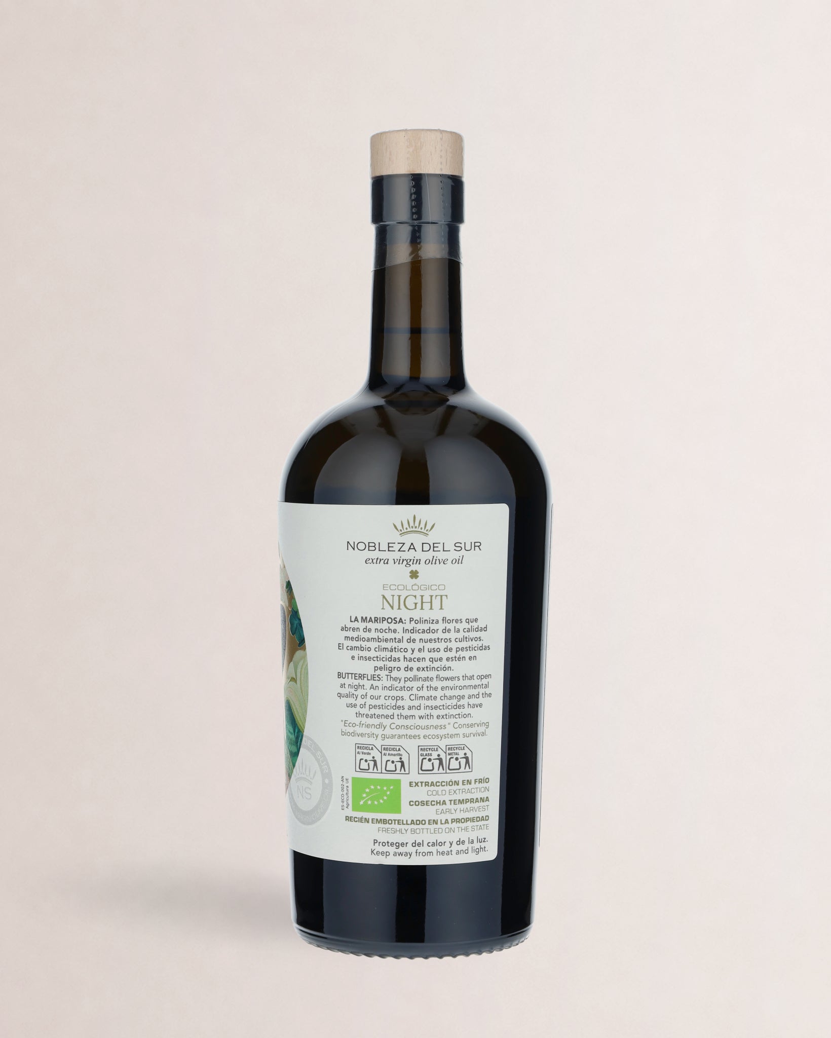 etiqueta aceite night