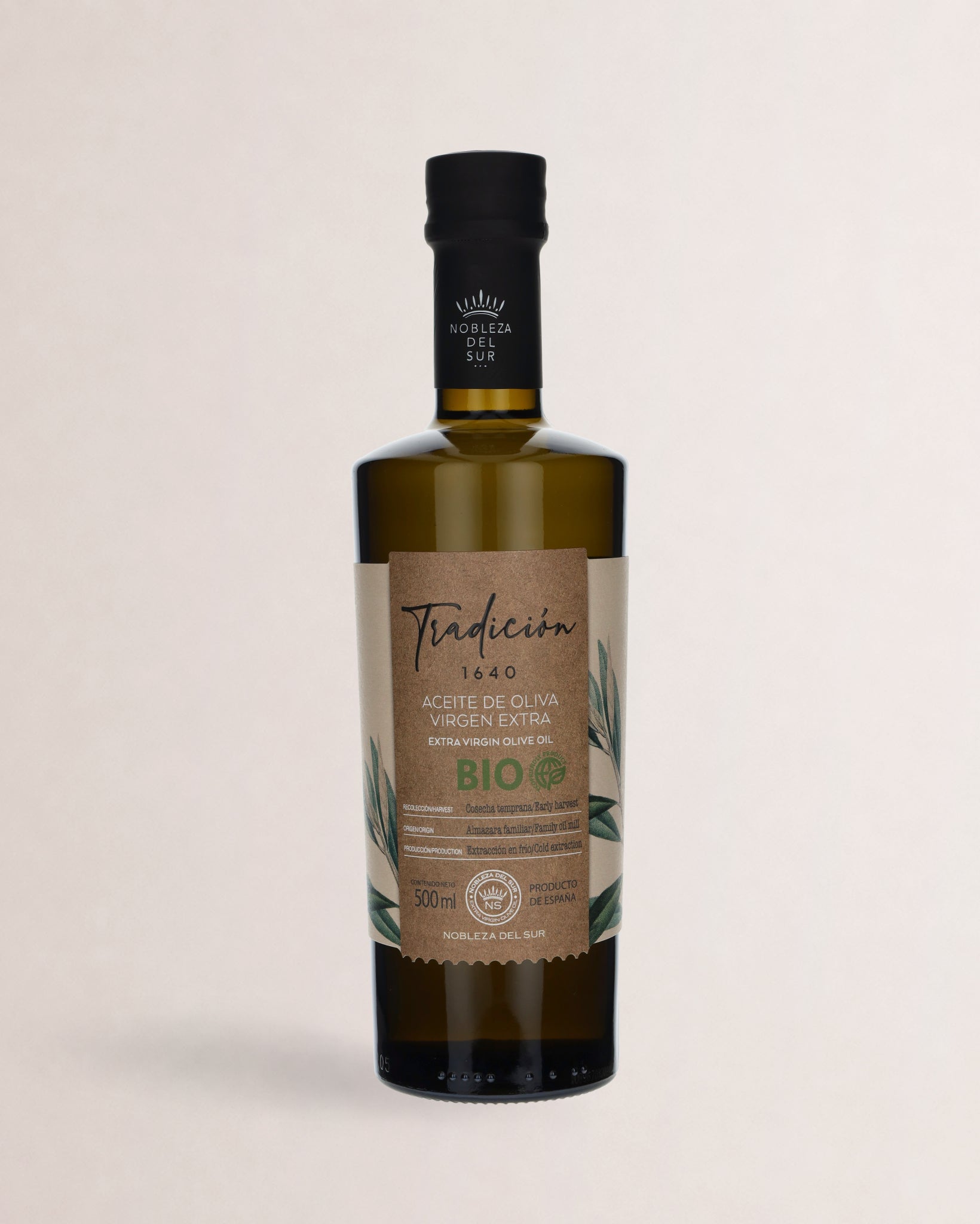 botella nobleza del sur tradicion organic