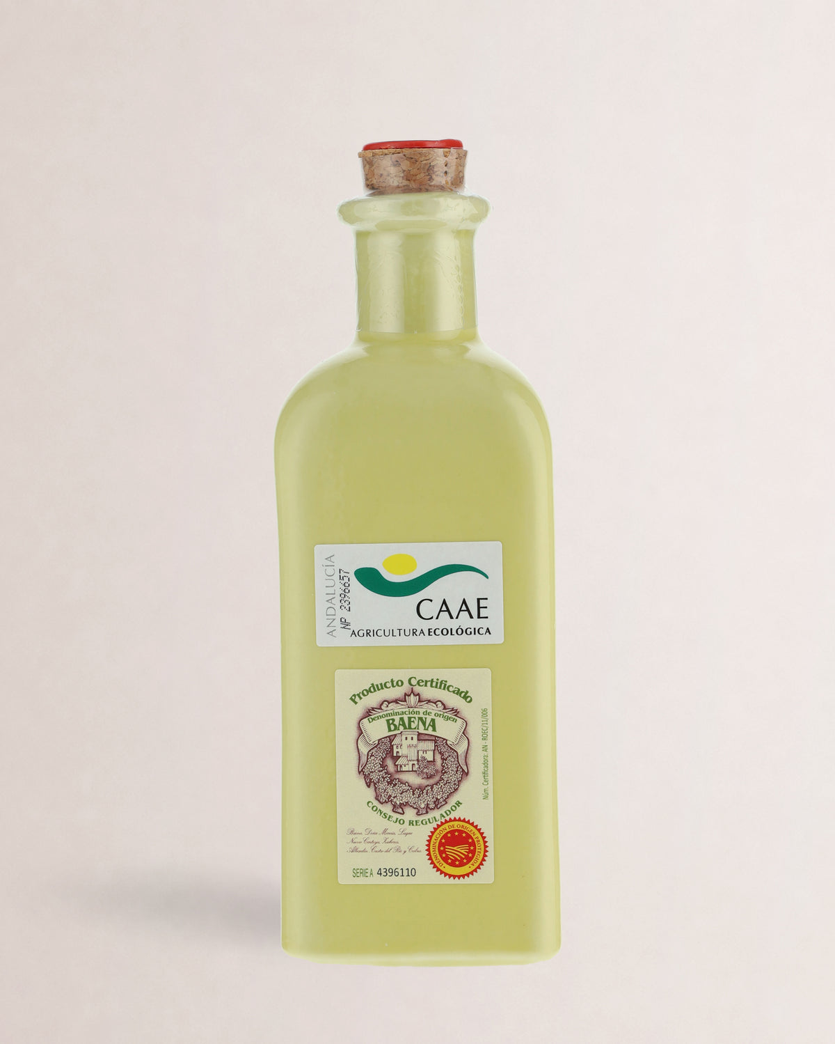 aceite nuñez de prado en botella de porcelana