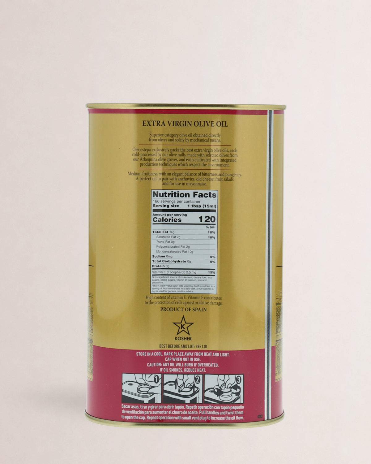 Oleoestepa Arbequina Lata 2,5L
