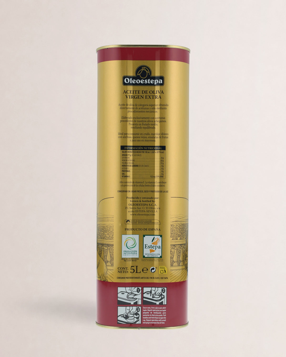 Oleoestepa Arbequina Lata 5L
